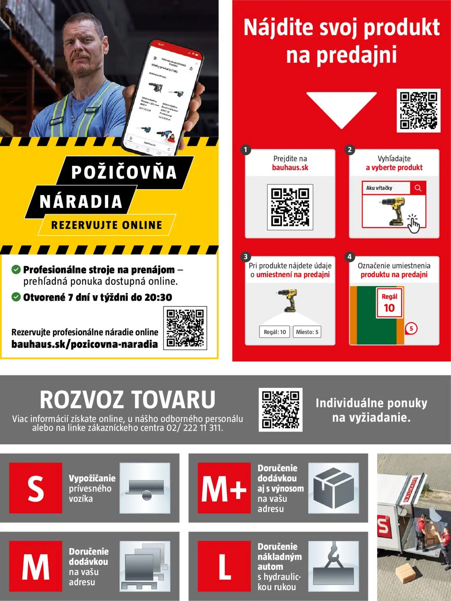 Nové Bauhaus akcie – leták je platný od 01.06.2026 | Strana: 33 | Produkty: Regál, Náradie, Aku