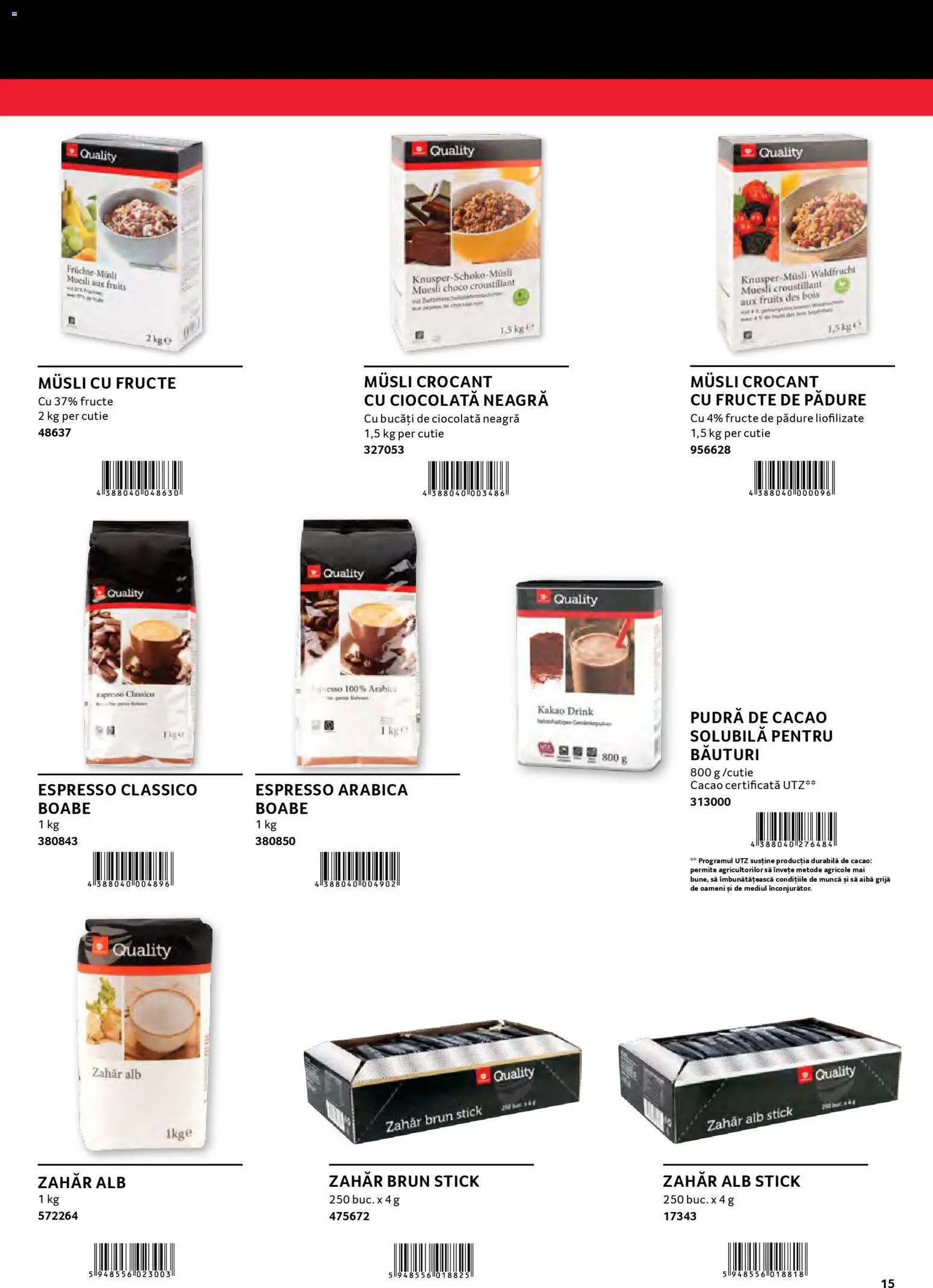 Noul catalog Selgros – valabil de la 30.01.2026 | Pagină: 15 | Produse: Cutie, Pudră, Ciocolată, Zahăr