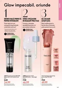 Ofertele Oriflame valabile de la 09.09.2026 | Pagină: 109 | Produse: Ochi, Bază de machiaj, Machiaj, Iluminator