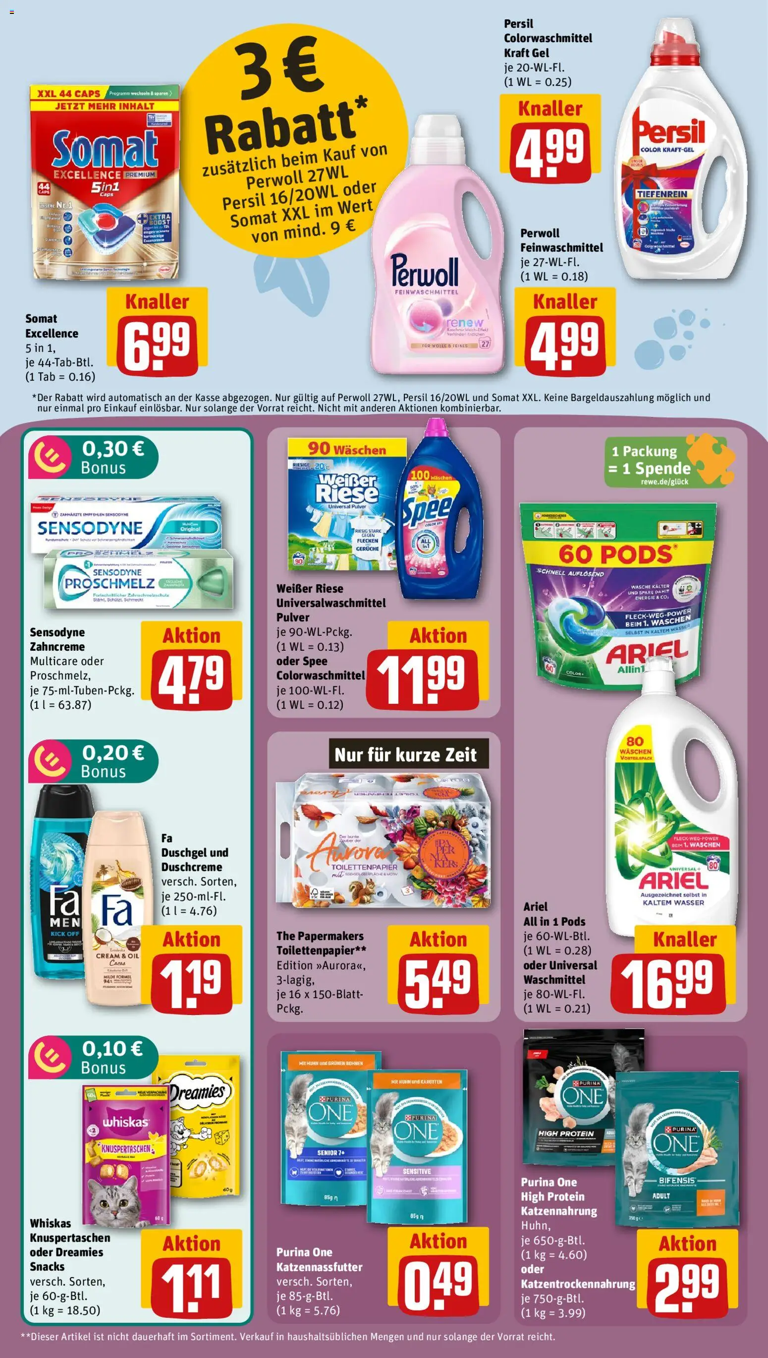 Rewe ihr Kaufpark Prospekt – gültig ab 02.11.2026 | Seite: 28 | Produkte: Perwoll, Waschmittel, Duschcreme, Toilettenpapier