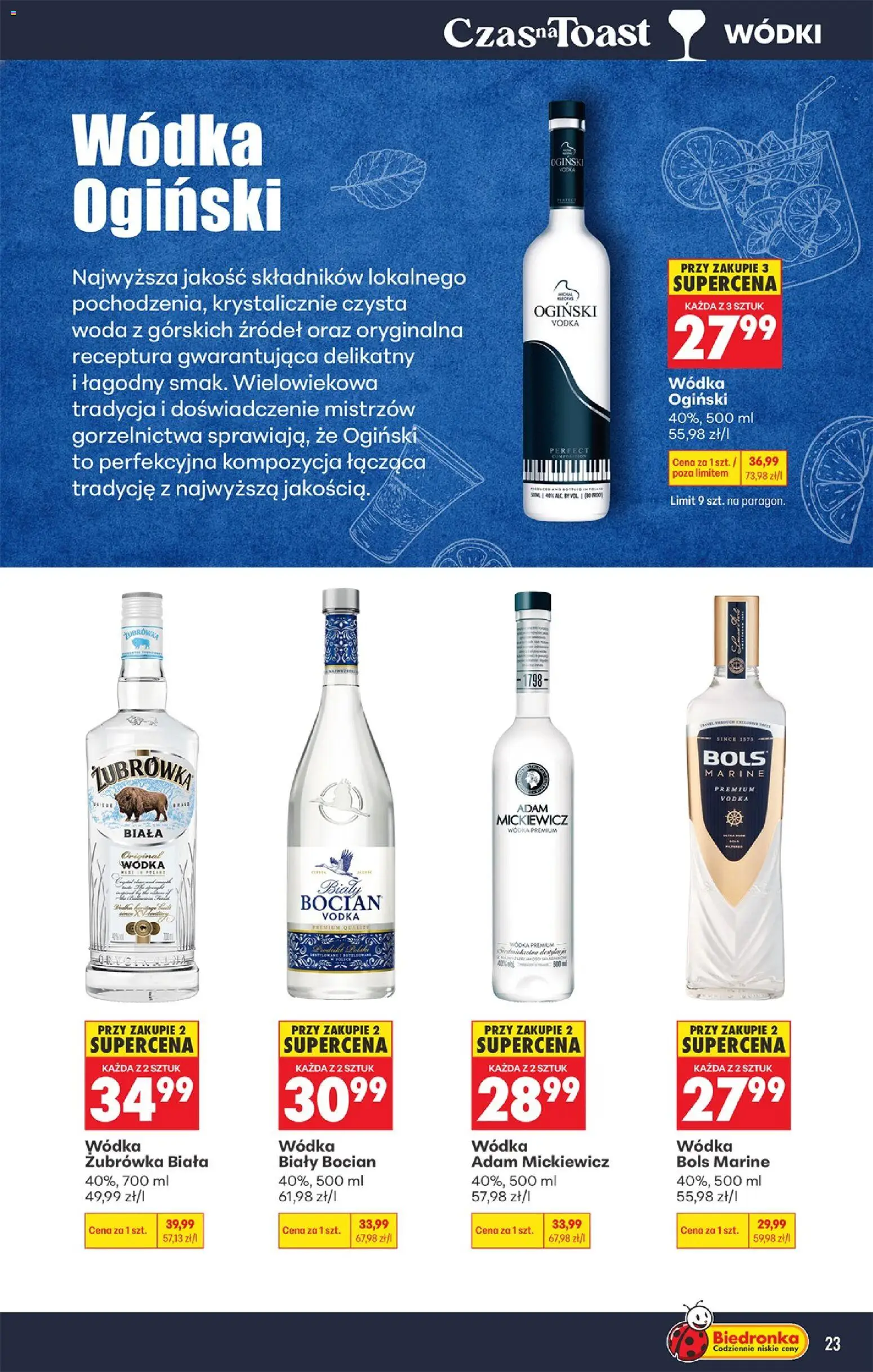 Biedronka gazetka - Czas na toast od 19.10.2026 | Strona: 23