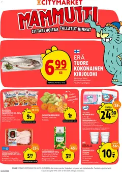 K-Citymarket-mainoslehti voimassa 12/10/2026 alkaen