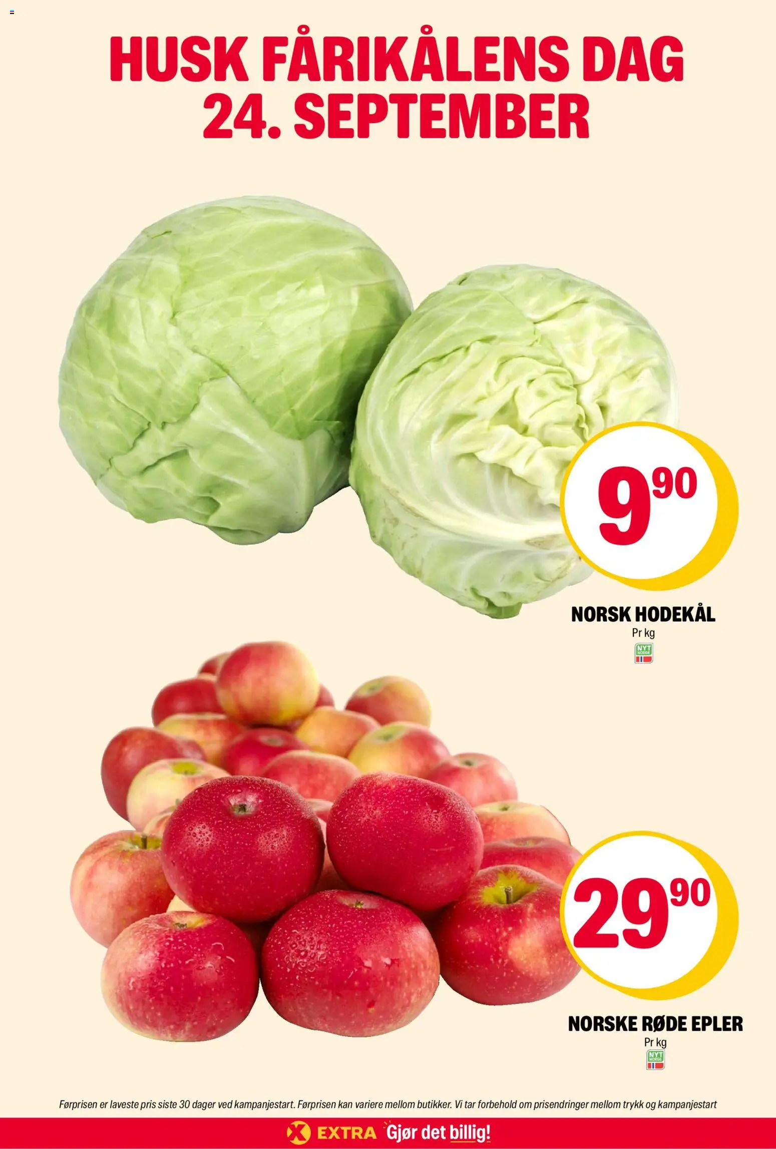 {H1} | Side: 16 | Produkter: Husk, Epler, Hodekål, Ved