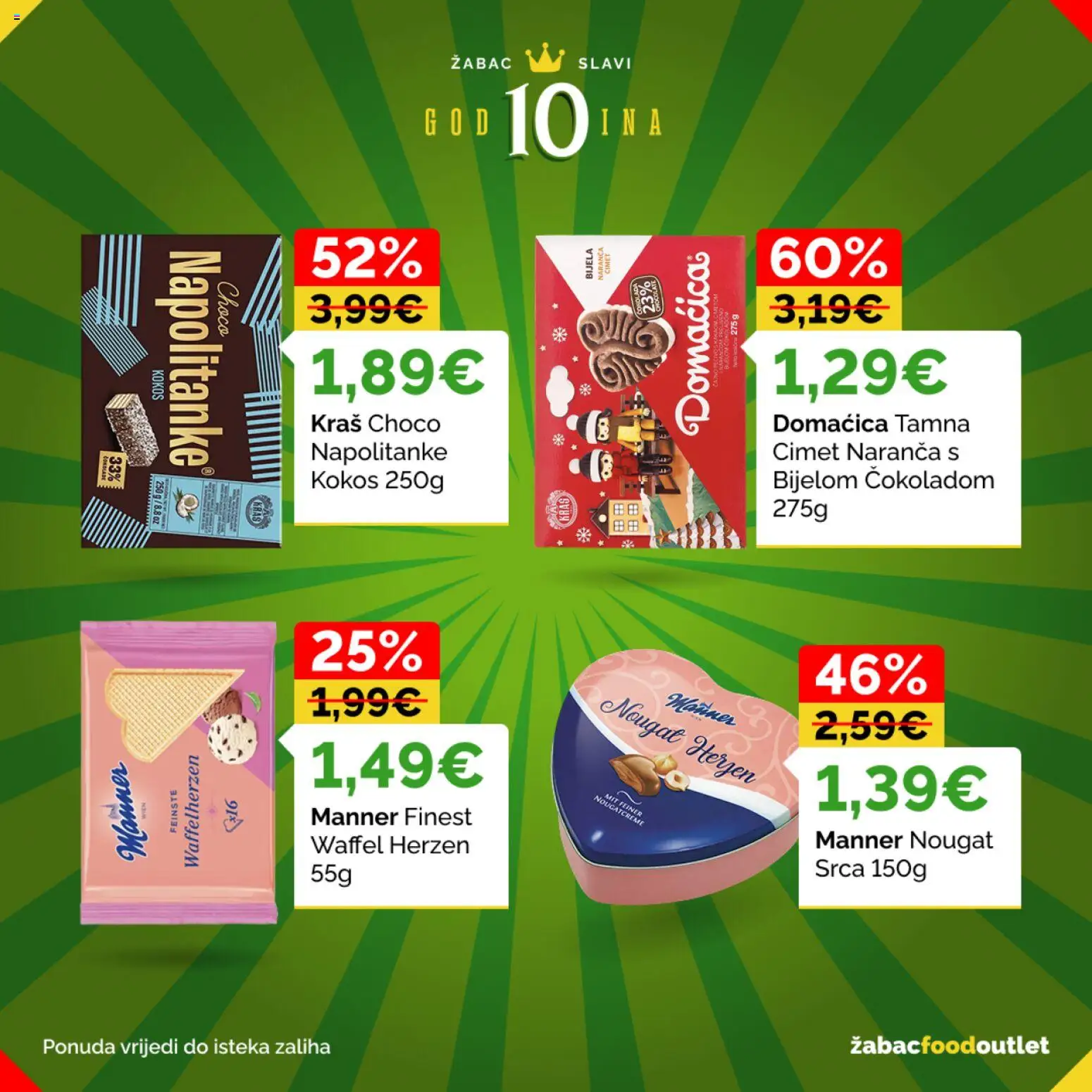 Žabac katalog | vrijedi od 26.06.2026 | Stranica: 15 | Proizvodi: Napolitanke