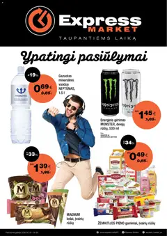 Express market leidinys galioja nuo 10.05.2026