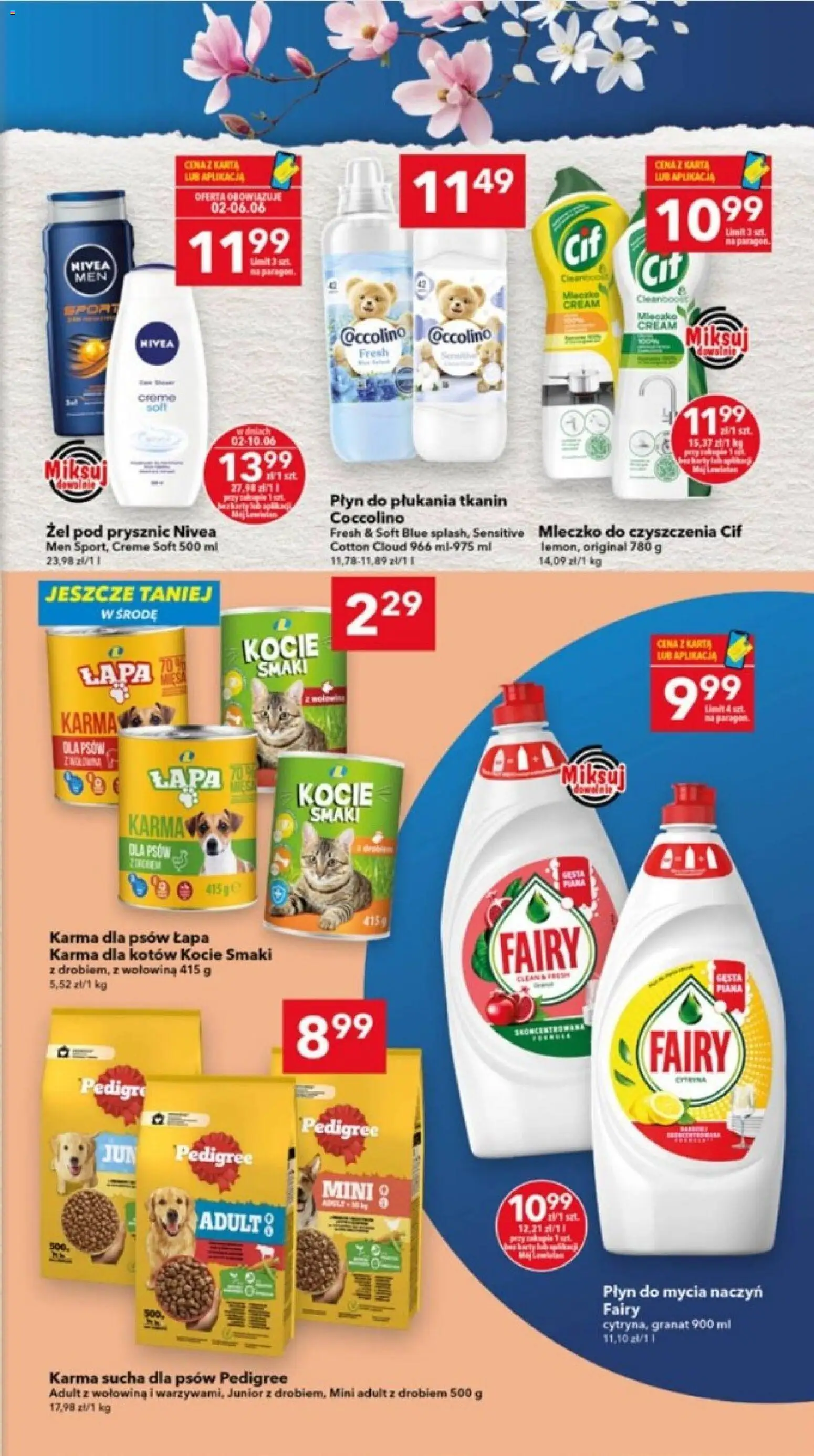 Lewiatan gazetka - Lublin od 02.06.2026 | Strona: 15 | Produkty: Karta, Pedigree, Prysznic, Fairy