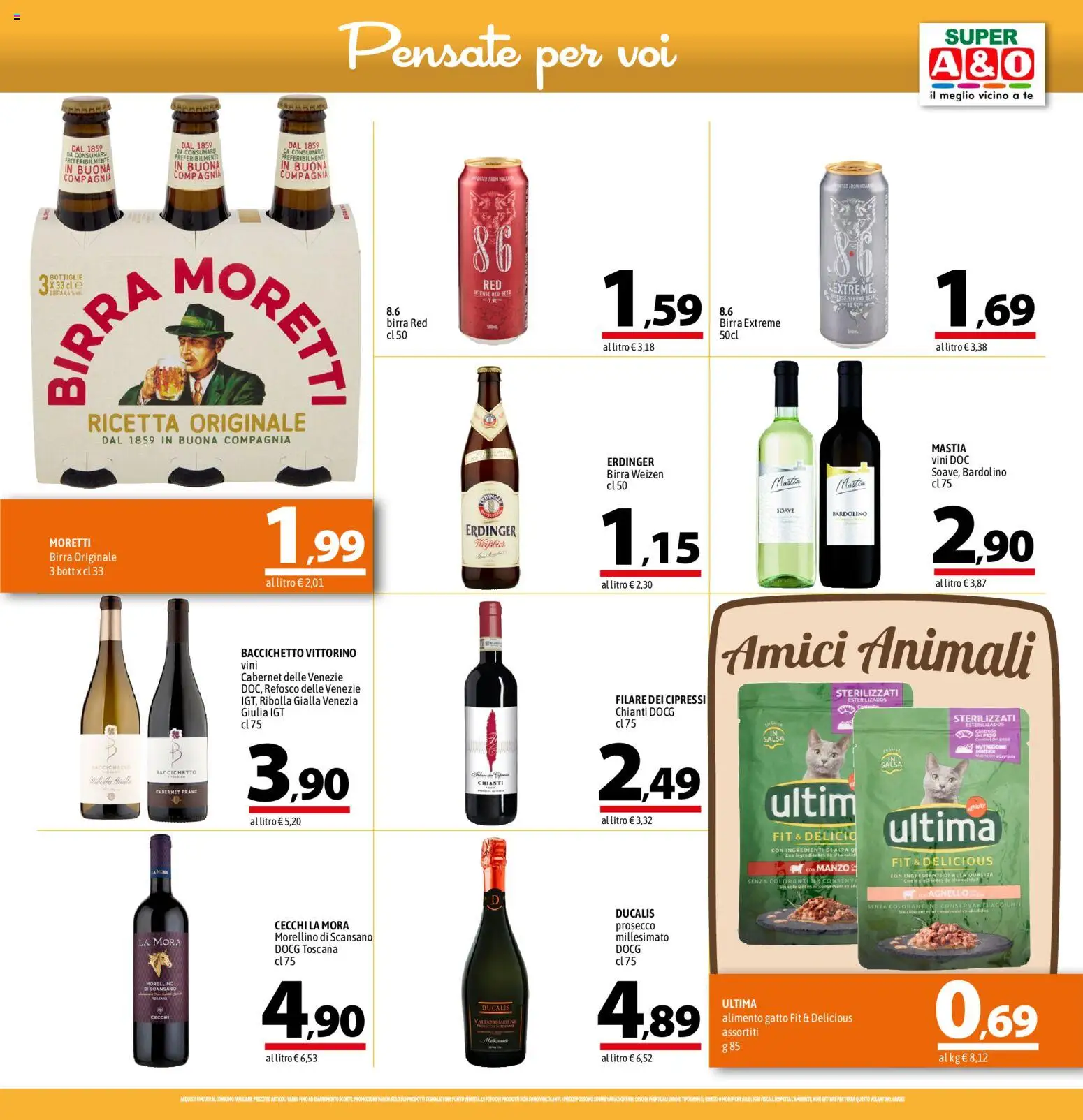 Volantino A&O del 09/07/2026 | Pagina: 13 | Prodotti: Birra, Manzo, Prosecco, Agnello