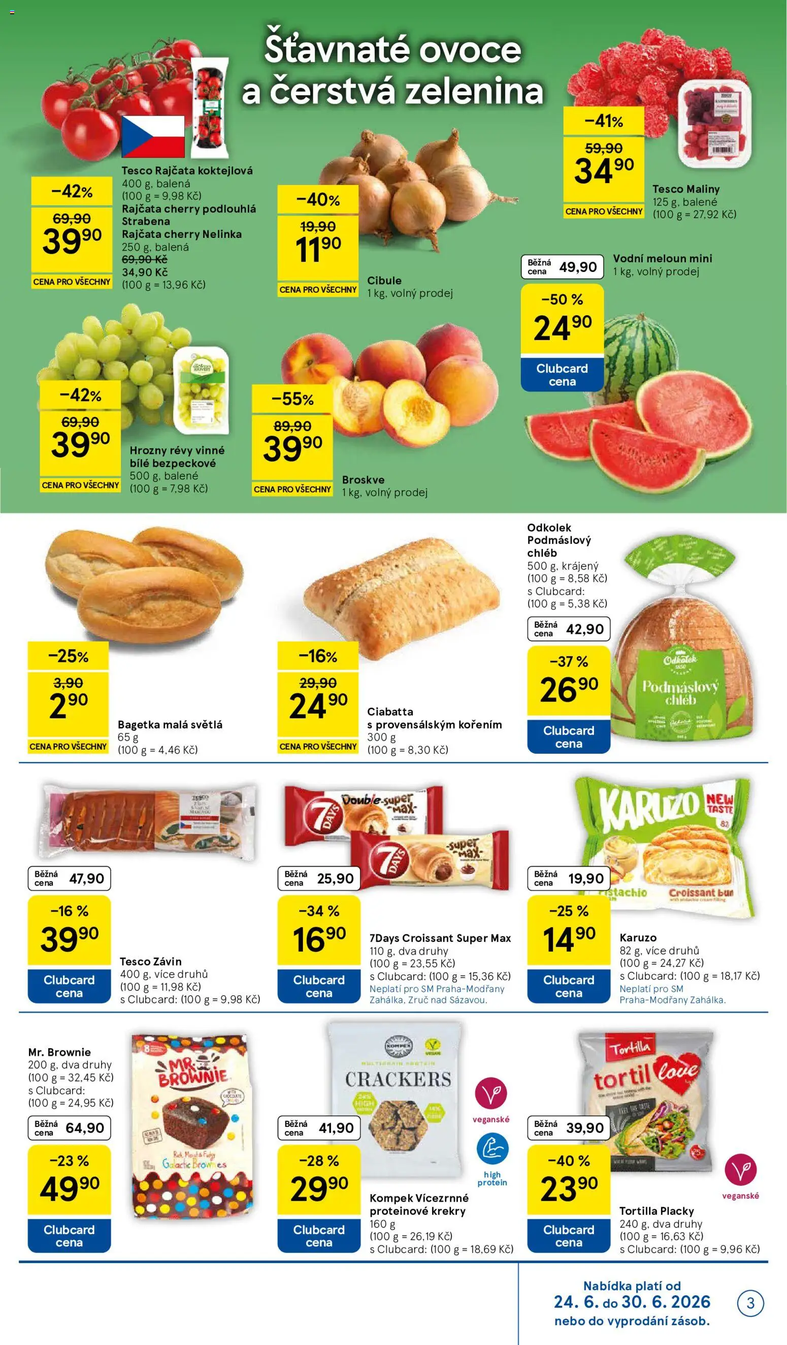 Tesco leták - Supermarket od 24.06.2026 | Strana: 3