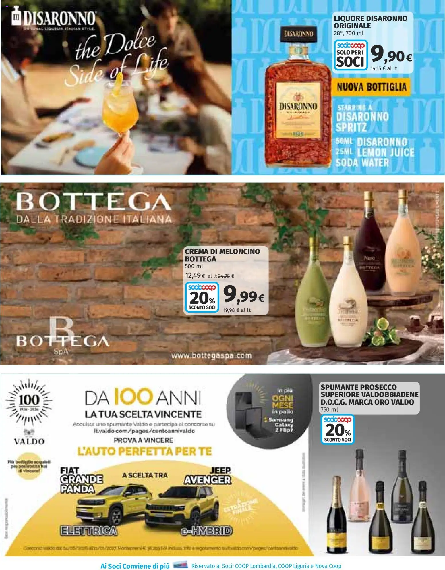 Volantino Ipercoop del 08/10/2026 | Pagina: 43 | Prodotti: Tè, Spumante, Bottiglia, Samsung