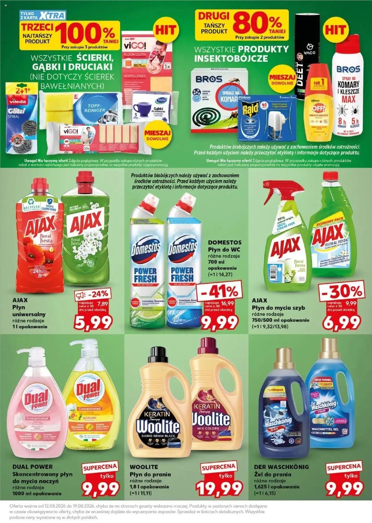Kaufland gazetka - Super Piątek od 14.08.2026 - od jutra PDF | Strona: 25 | Produkty: Płyn do mycia szyb, Cleaner, Żel do prania, Płyn do mycia naczyń