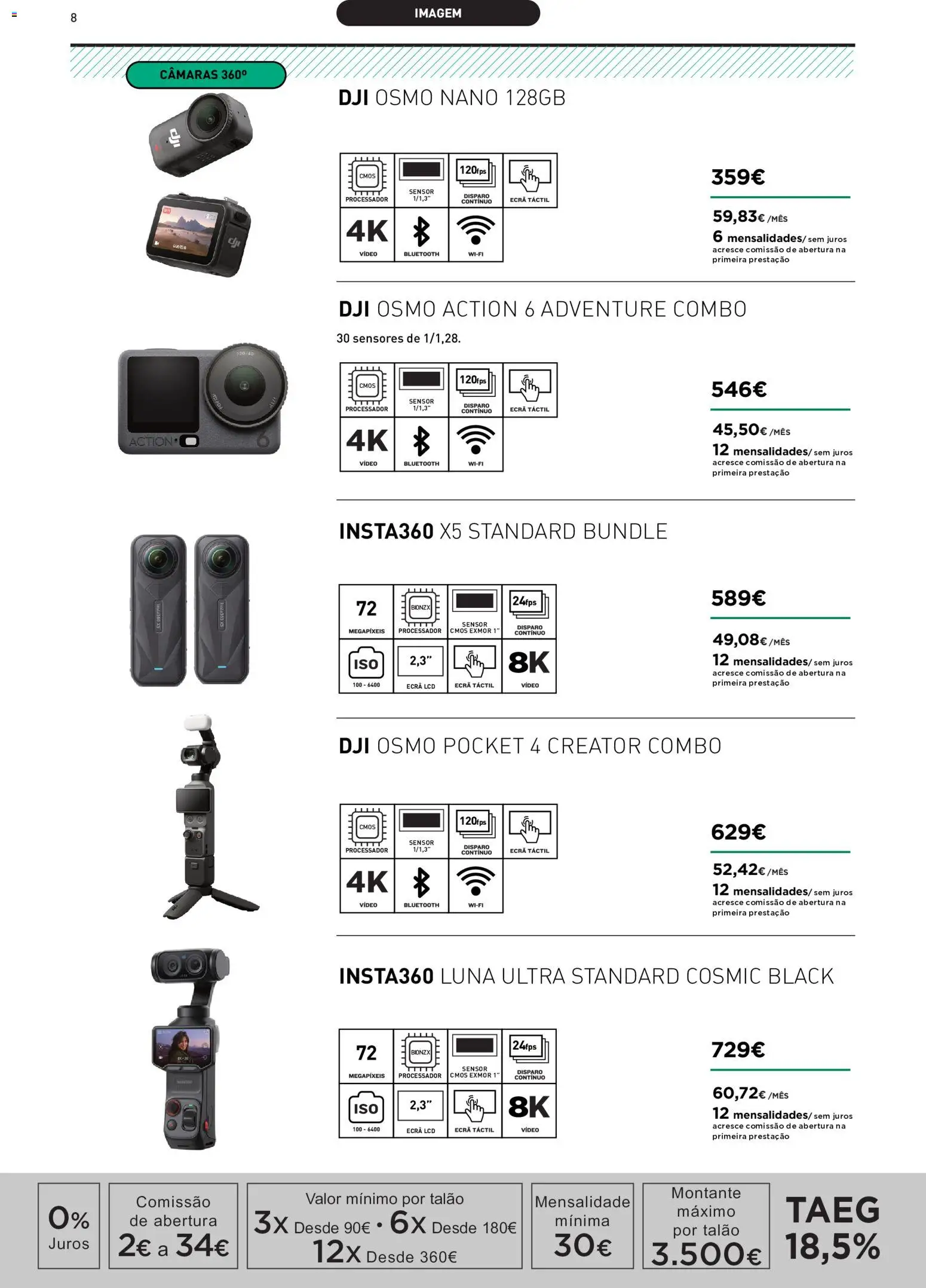 El Corte Ingles Fotografia │ válido de 14/07/2026 | Página: 8 | Produtos: Vídeo
