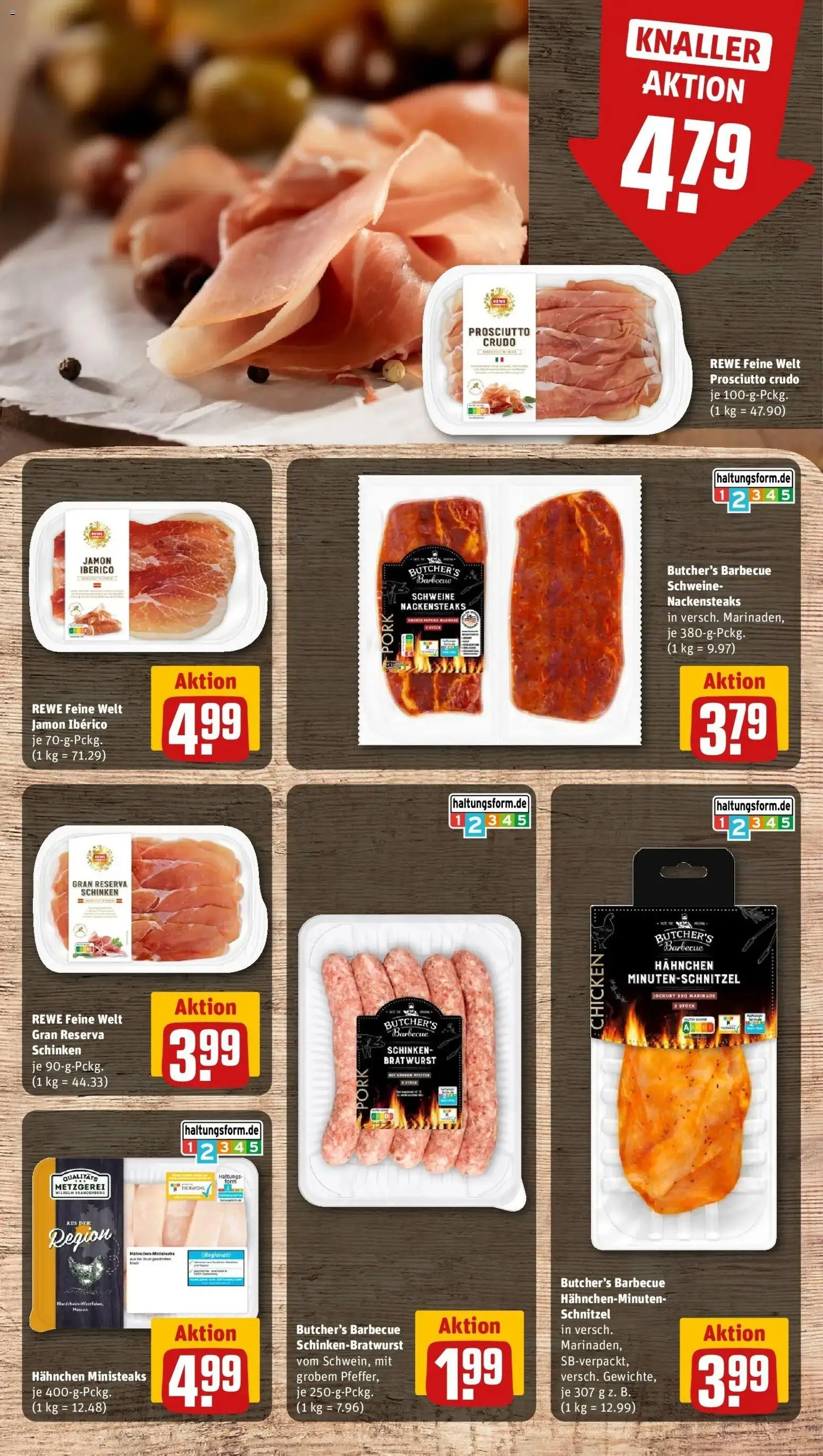 REWE Prospekt ab 31.08.2026 zum Blättern » Angebote | Seite: 8 | Produkte: Hahnchen, Paprika, Pfeffer, Schinken