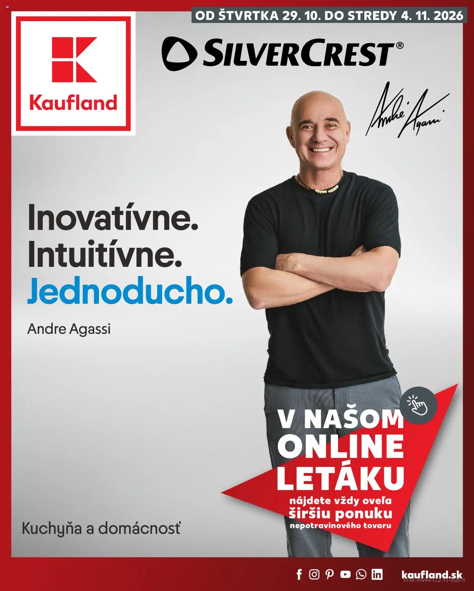 Kaufland SK akciós ujság - amely érvényes a következő dátumtól: 2026.10.29. | Oldal: 1 | Termékek: SilverCrest