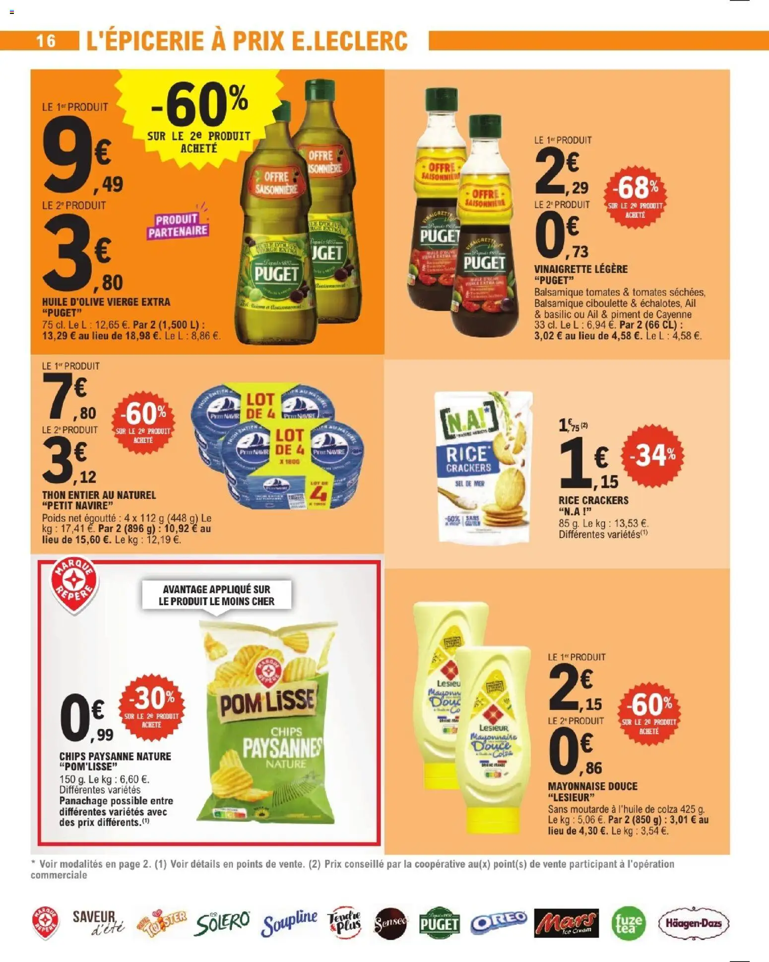 {H1} | Page: 16 | Produits: Huile D'olive, Poids, Mayonnaise, Tomates