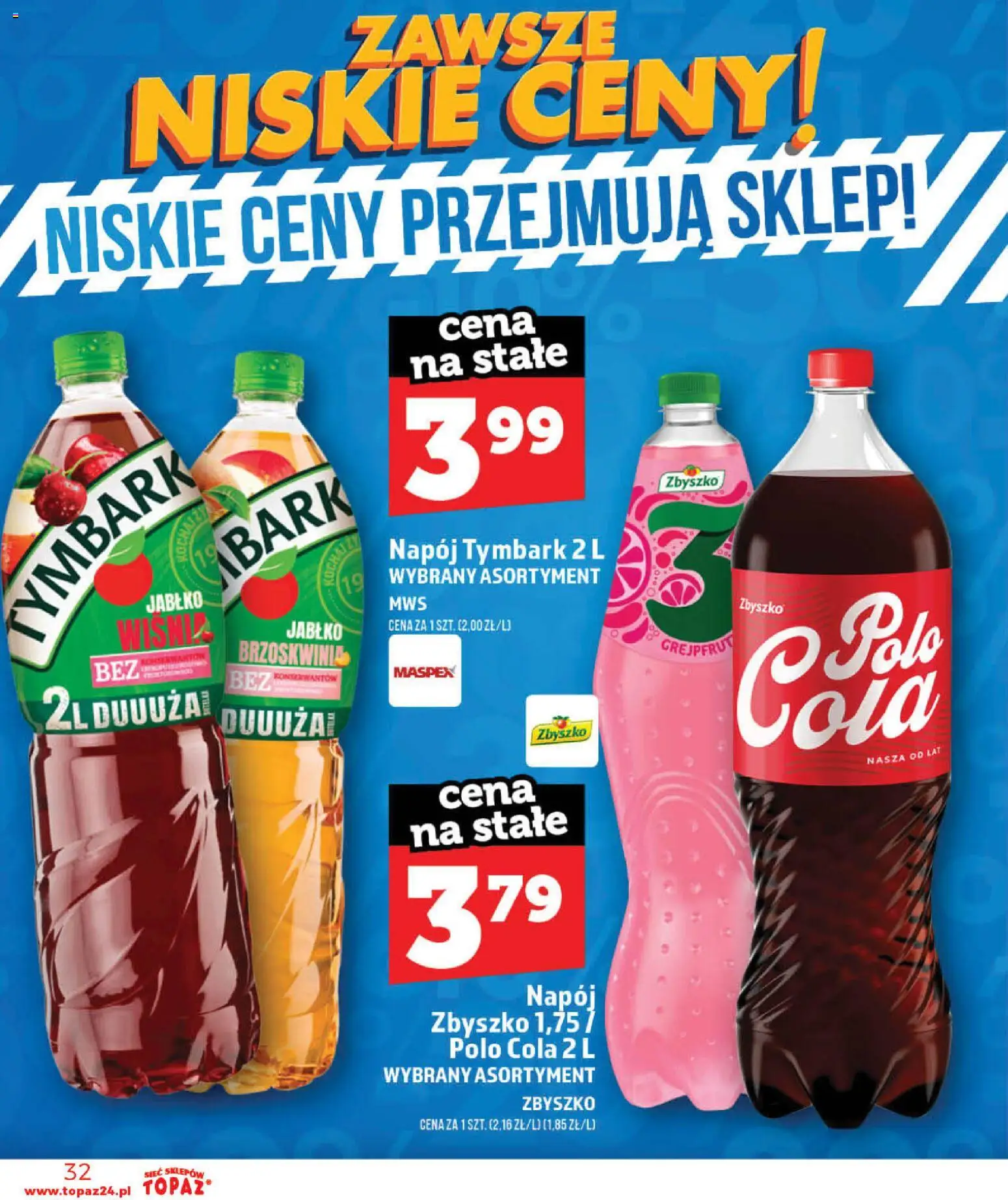 Topaz gazetka - Otwarcie Stoczek Łukowski od 30.05.2026 | Strona: 32 | Produkty: Brzoskwinia, Grejpfrut