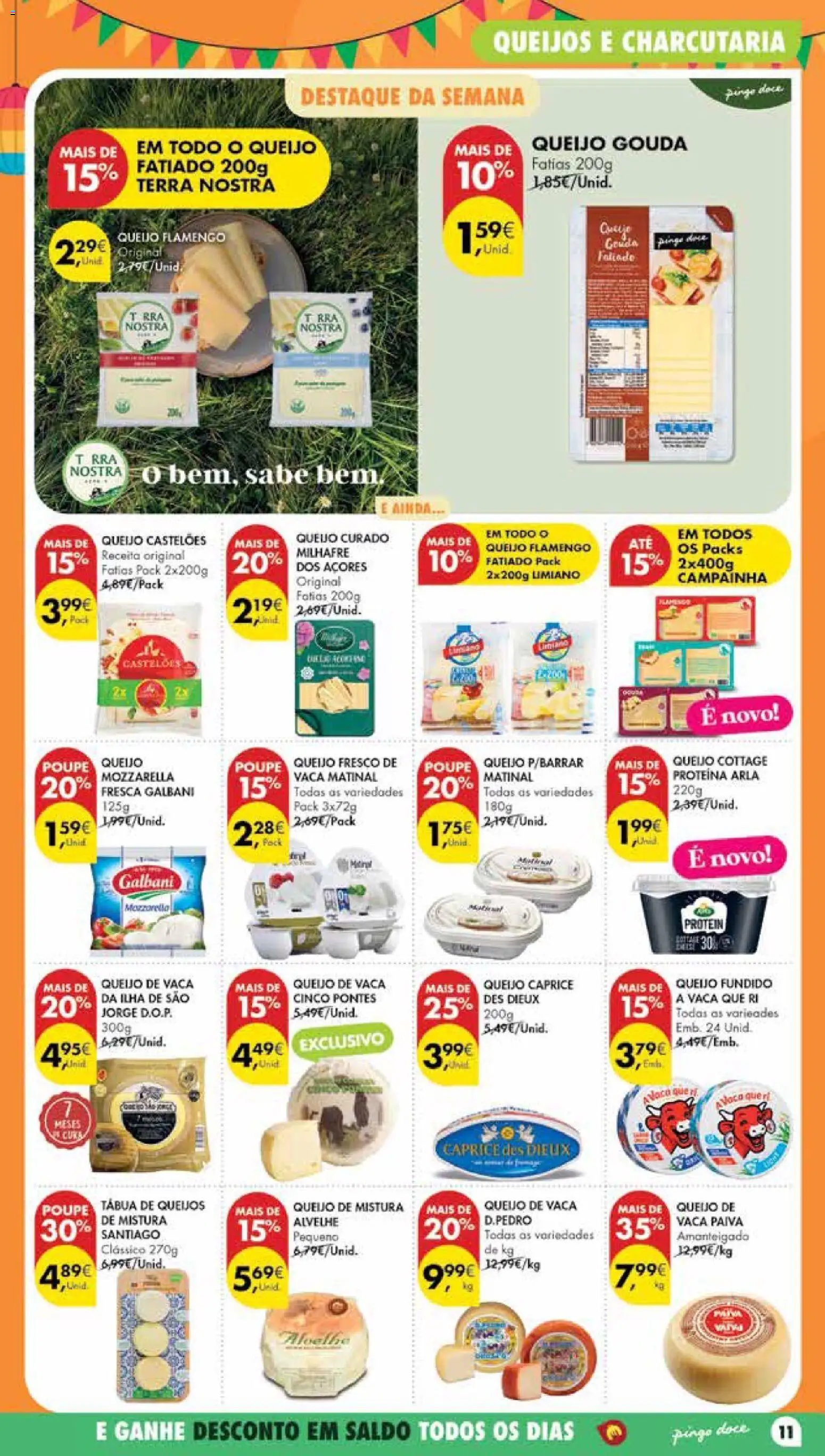 Pingo Doce Poupe Esta Semana Madeira │ válido de 23/06/2026 | Página: 11 | Produtos: Queijo cottage, Tábua, Campainha, Proteina