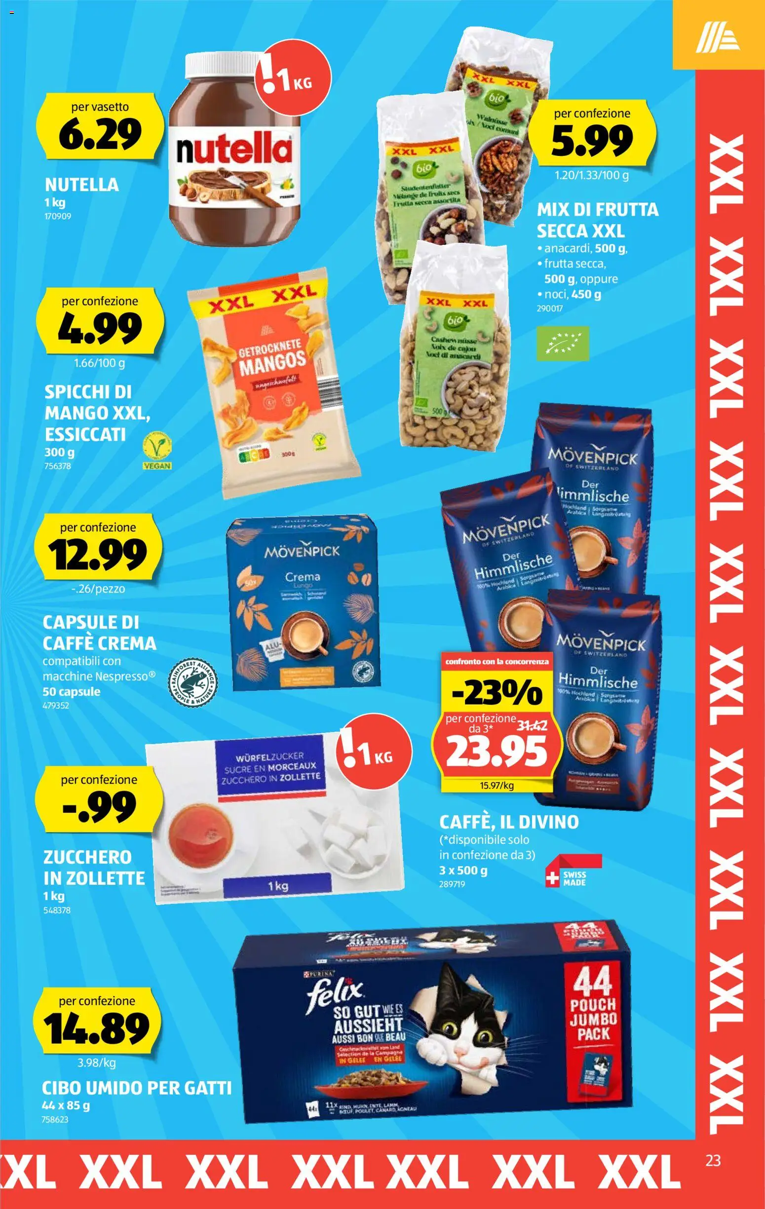 Aldi aktionen IT – gültig ab 20.08.2026 | Seite: 23 | Produkte: Nutella, Mango