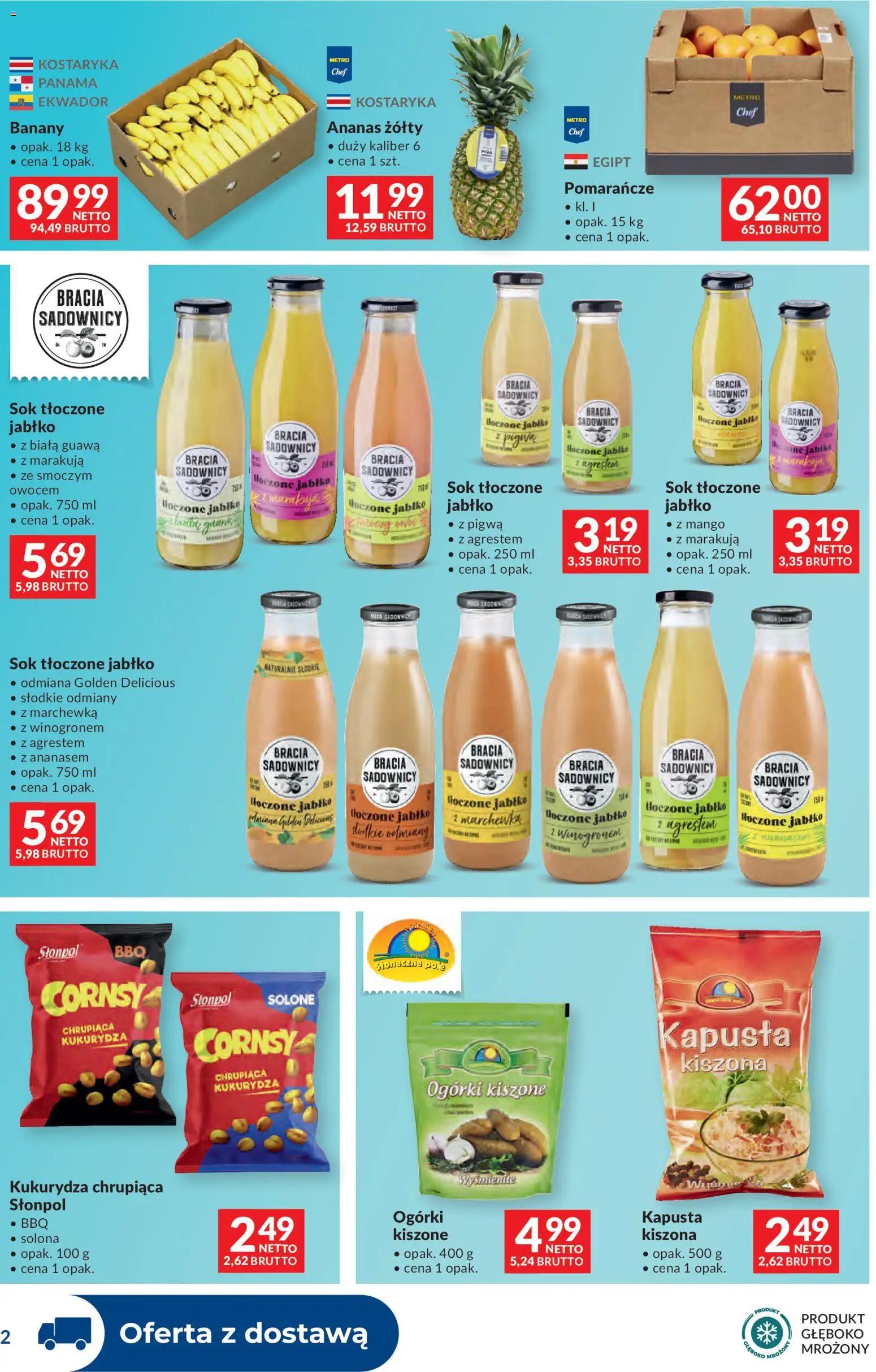 Makro gazetka - Dystrybucja do sklepów od 12.05.2026 | Strona: 2 | Produkty: Guawa, Pomarańcze, Ananas, Marchewka