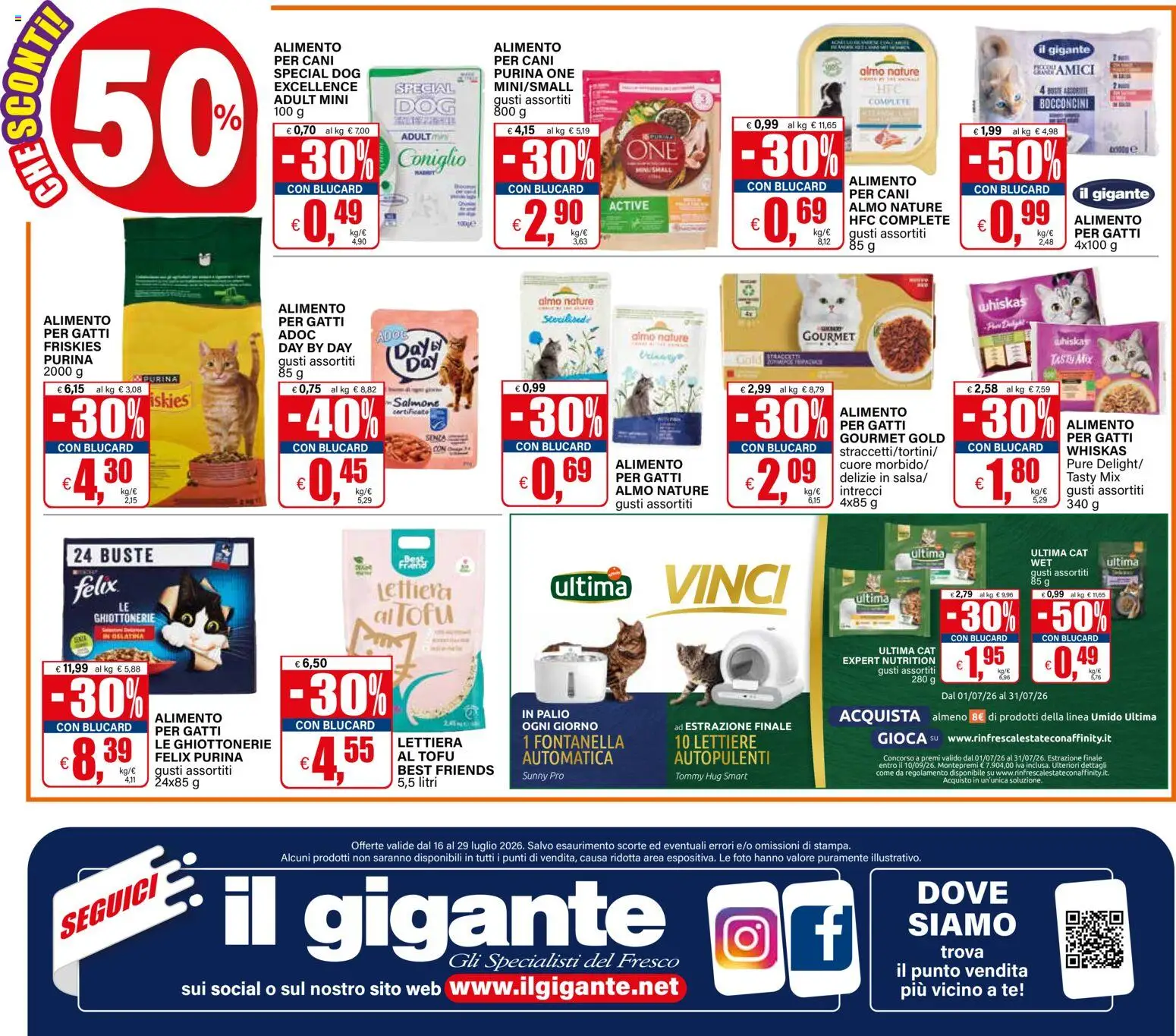 Volantino Il Gigante del 16/07/2026 | Pagina: 34 | Prodotti: Salmone, Tè, Tofu
