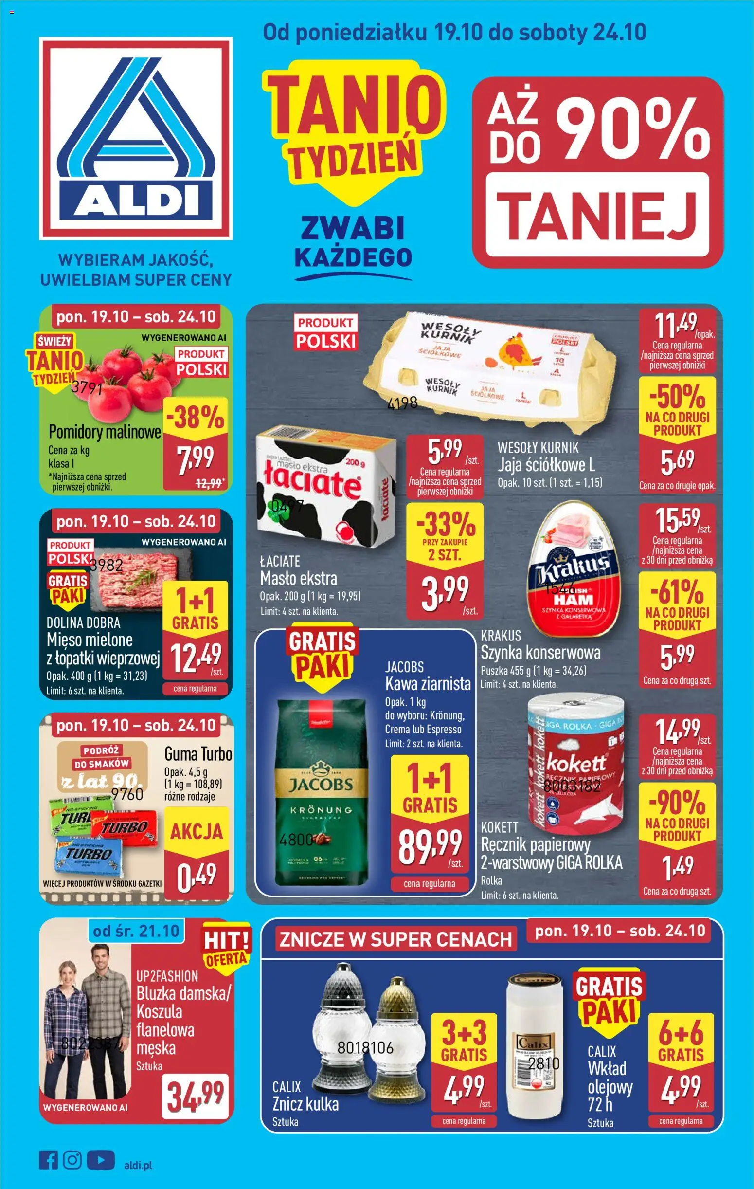 Aldi gazetka od 19.10.2026 | Strona: 1