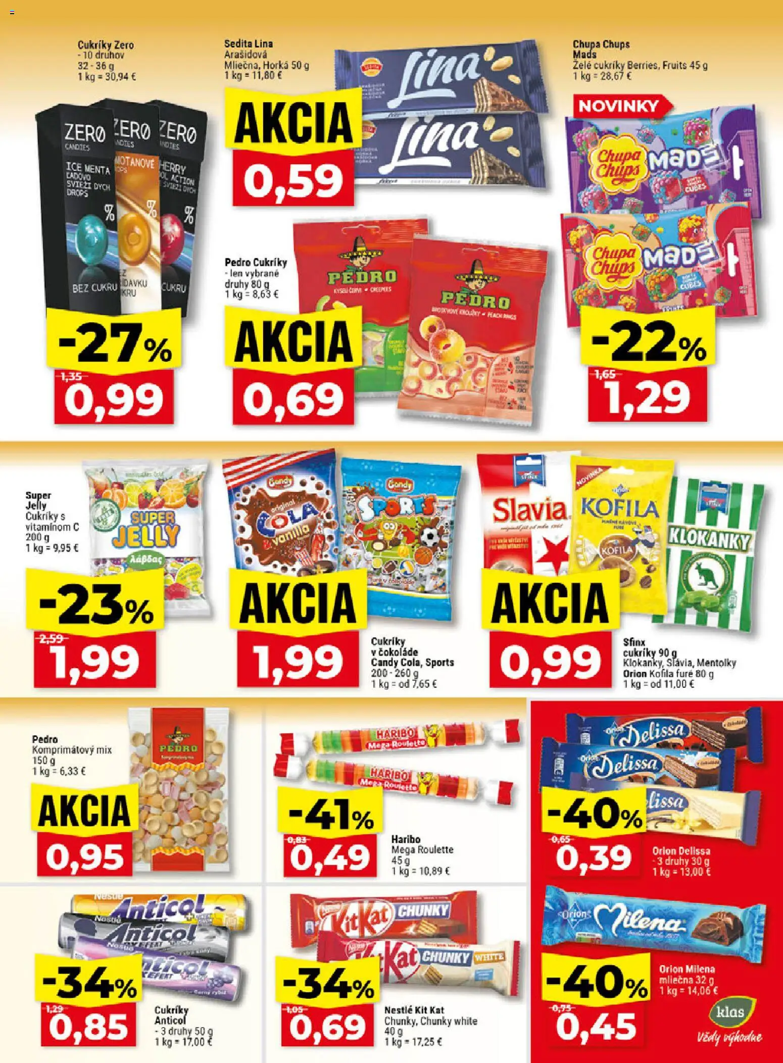Nové Klas akcie – leták je platný od 28.09.2026 | Strana: 16