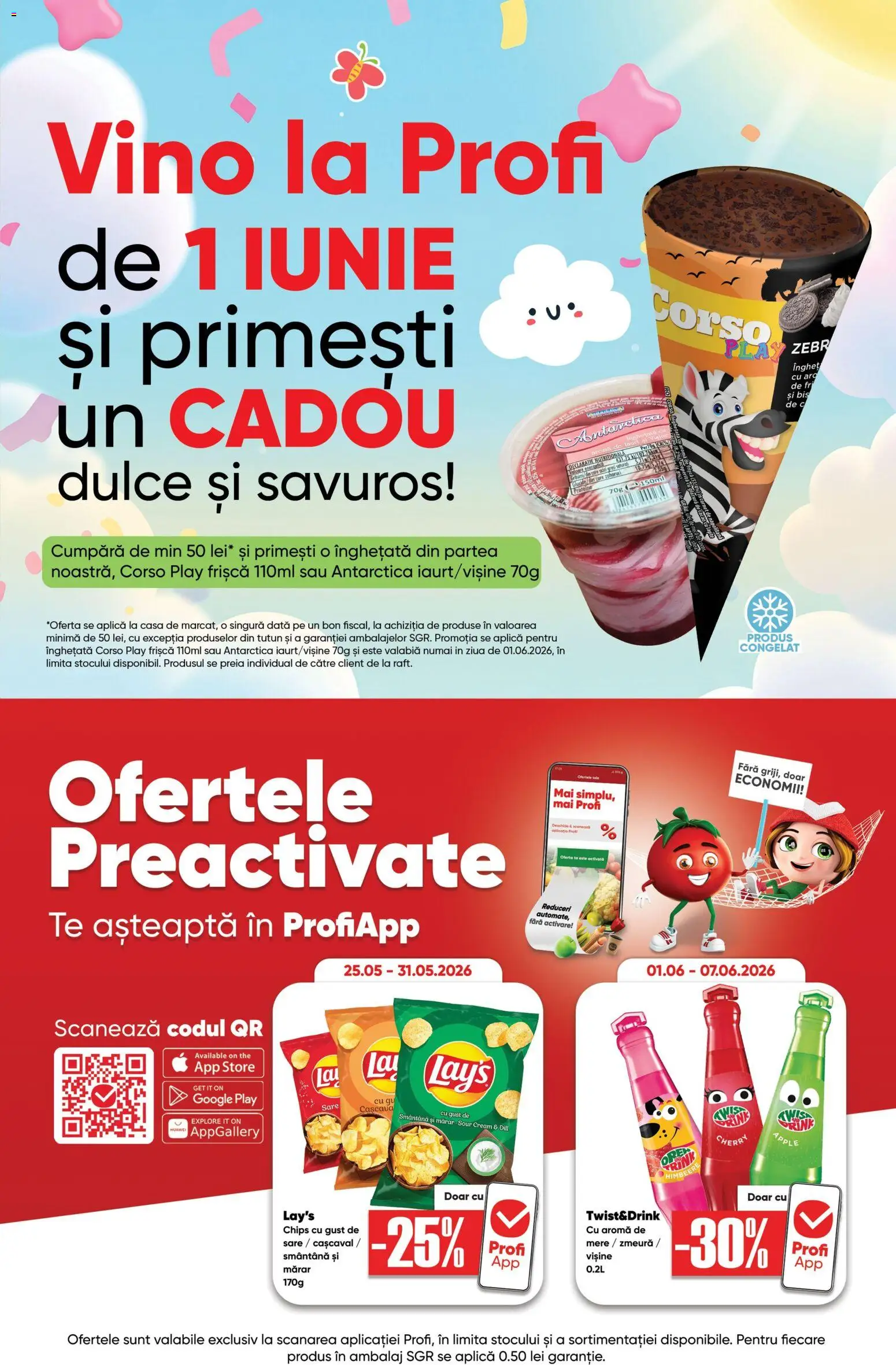 Noul catalog Profi – valabil de la 27.05.2026 | Pagină: 5 | Produse: Apple, Mere, Înghețată, Sare