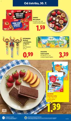 Lidl katalog akcije – veljaven od 30.07.2026 | Stran: 11 | Izdelki: Bonboni, Marelice, Jagode, Piskoti