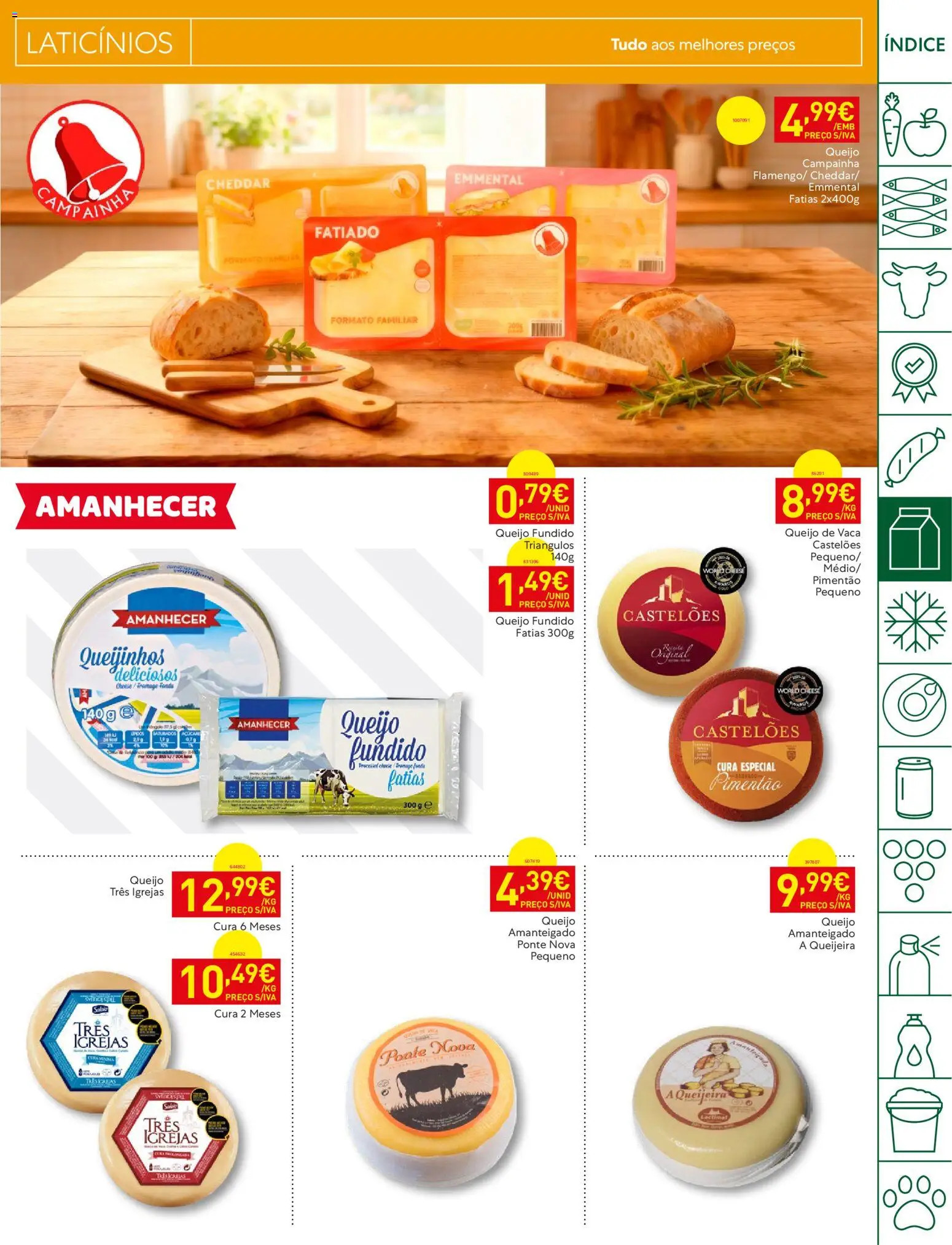 Recheio folheto │ válido de 23/06/2026 | Página: 13 | Produtos: Pimentão, Campainha, Queijo, Cheddar