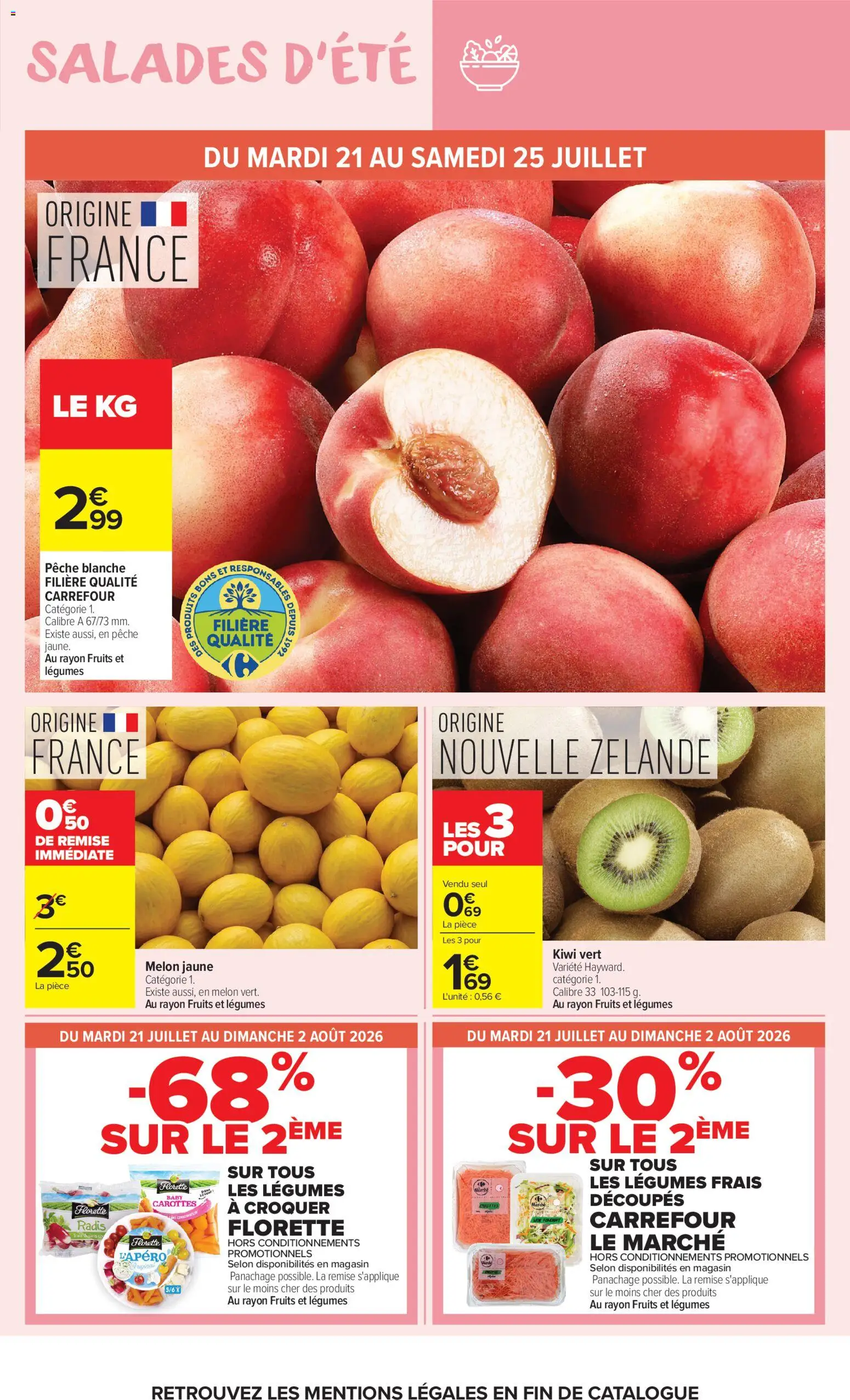 {H1} | Page: 17 | Produits: Carottes, Pêche, Radis, Kiwi