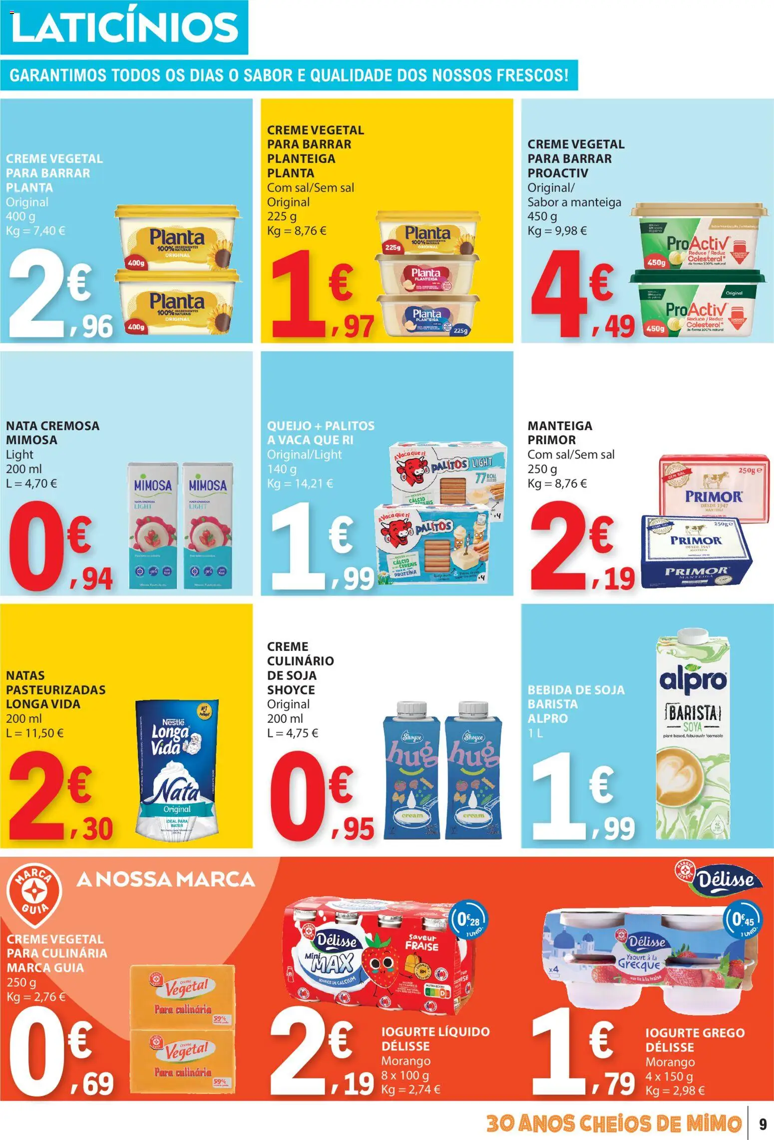 E.Leclerc folheto │ válido de 03/09/2026 | Página: 9 | Produtos: Laticínios, Queijo, Nestlé, Creme