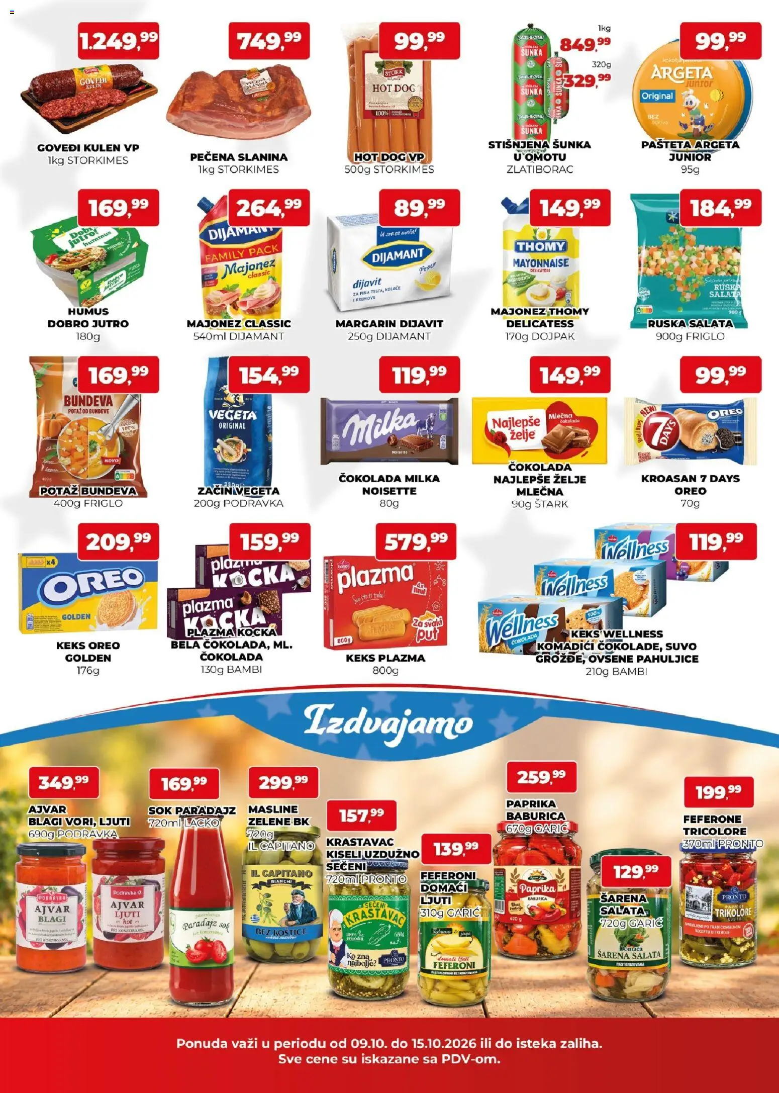 Plus Cash & Carry katalog - važi od 09.10.2026 | Strana: 2 | Proizvode: Keks, Margarin, Sok, Pašteta
