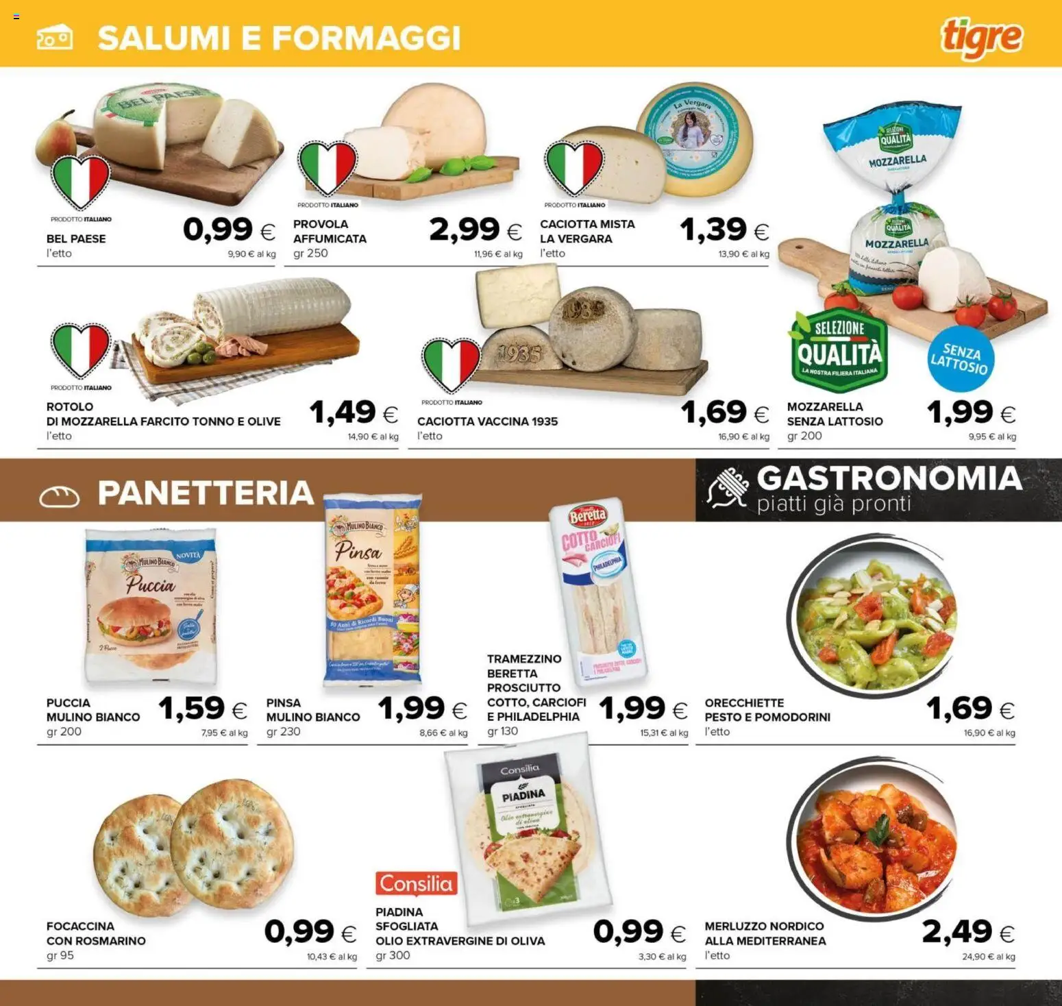 Volantino Tigre del 10/08/2026 | Pagina: 5 | Prodotti: Rosmarino, Mozzarella, Pesto, Provola