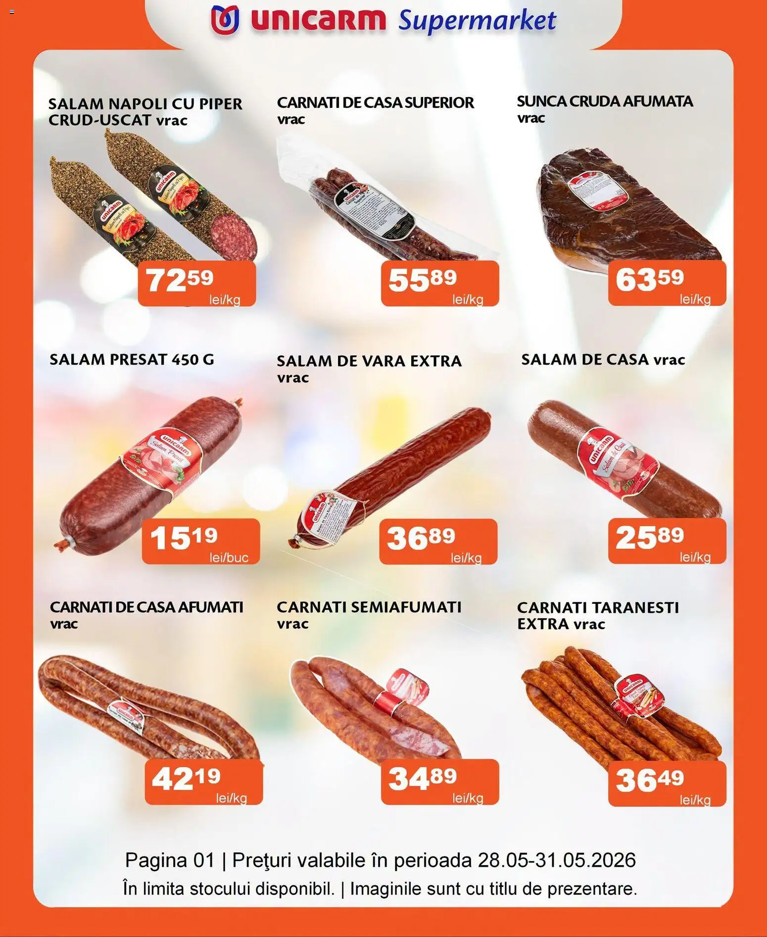 Noul catalog Unicarm – valabil de la 28.05.2026 | Pagină: 1