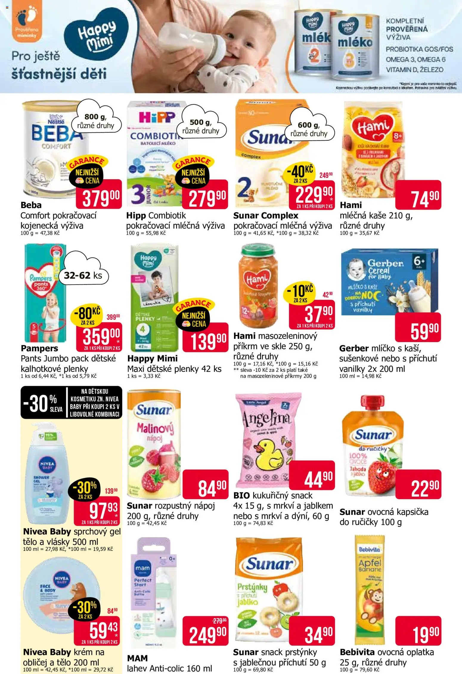 TETA Drogerie leták od 21.05.2026 | Strana: 11 | Produkty: Mléčná kaše, Sunar, Beba, Příkrmy