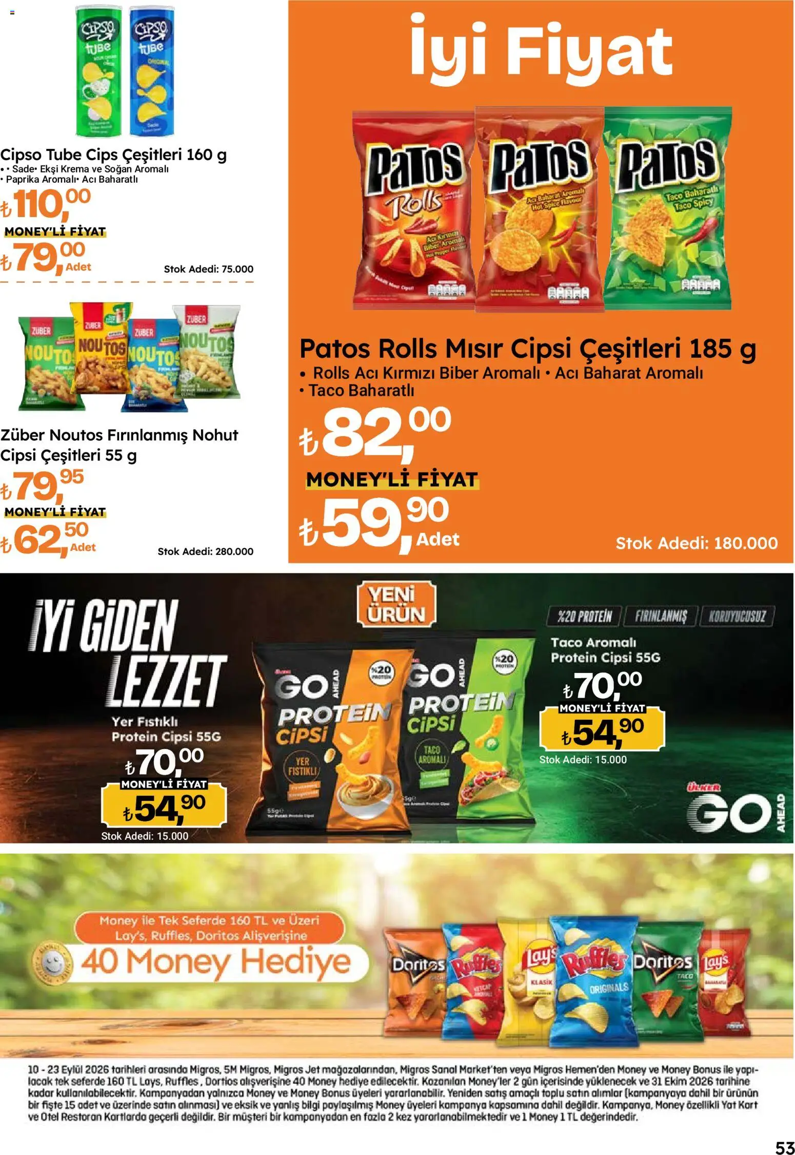 Migros Katalog - 5M Migroskop Dijital - 10 Eylül 2026 tarihinden itibaren geçerlidir | Sayfa: 53 | Ürünler: Ekşi krema, Baharat, Mısır cipsi, Kırmızı biber