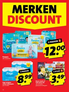 Boni folder week 25 - Voorbeeld van een folder van Boni, geldig van 15.06.2026 | Pagina: 24 | Producten: Snacks, Pampers, Toiletpapier