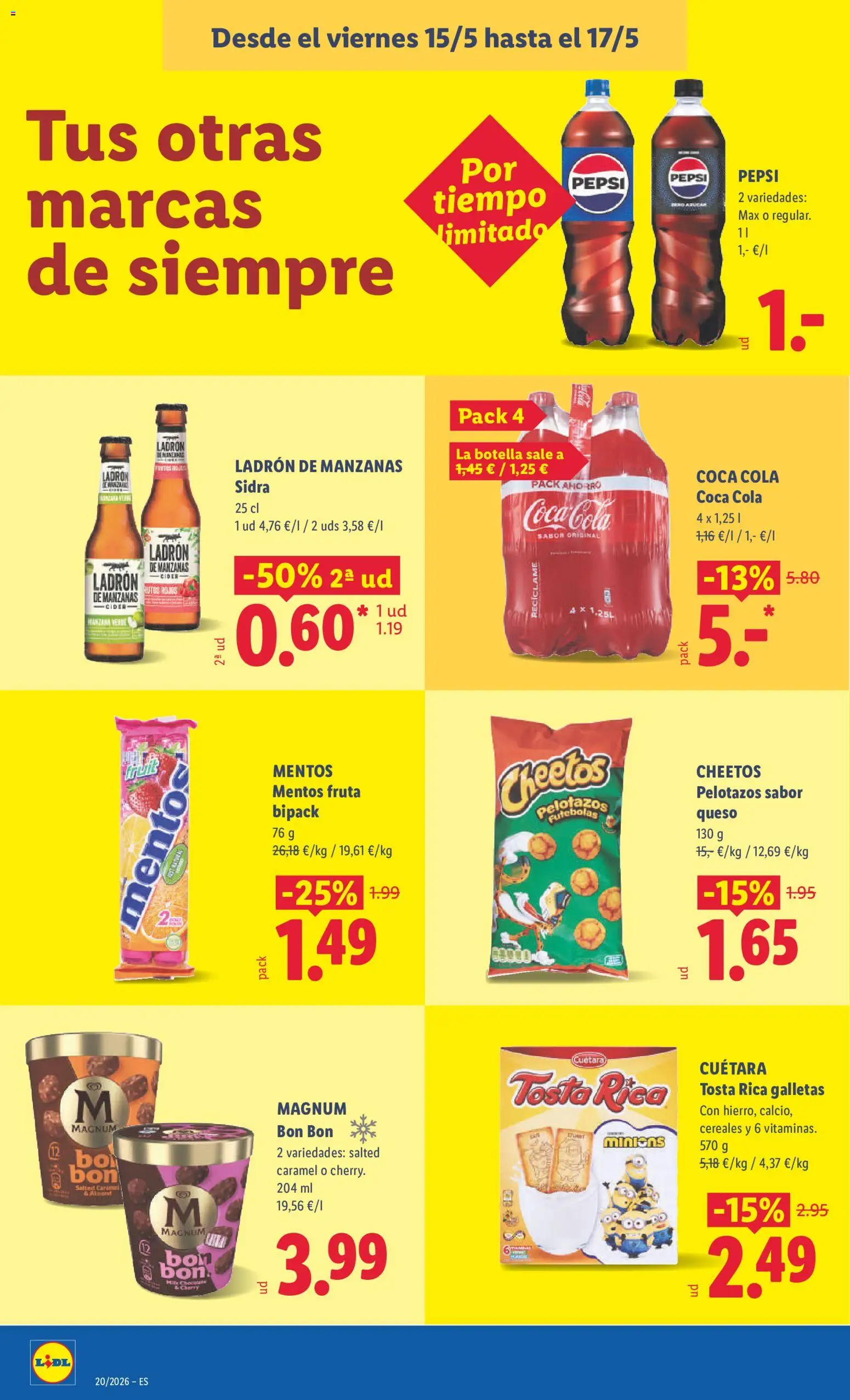 Lidl folleto │ válido desde el 11.05.2026 | Página: 36 | Productos: Queso, Manzanas, Cereales, Manzana