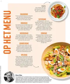 Stoofvlees met frietjes, Stoofvlees met frietjes, ontbijtkoek en veel groente in de saus. De frietjes zijn zelfgemaakt. - Voorbeeld van een folder van Albert Heijn, geldig van 20-03-2026 | Pagina: 120