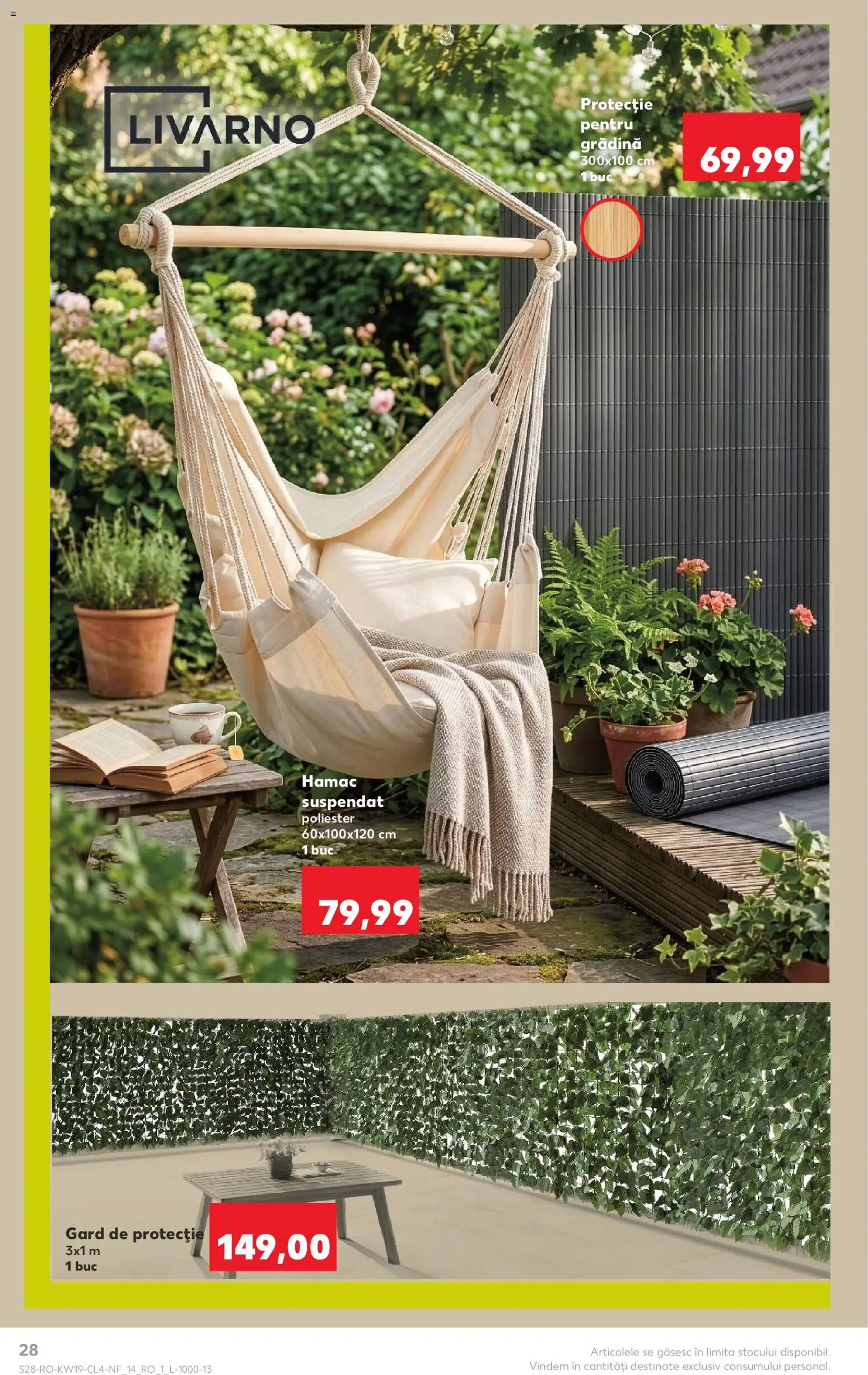 Noul catalog Kaufland – valabil de la 06.05.2026 | Pagină: 28 | Produse: Hamac