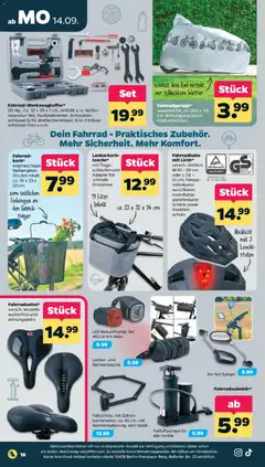 Netto Prospekt ab 14.09.2026 gültig | Seite: 20 | Produkte: Adapter, Spiegel, Fahrradhelm