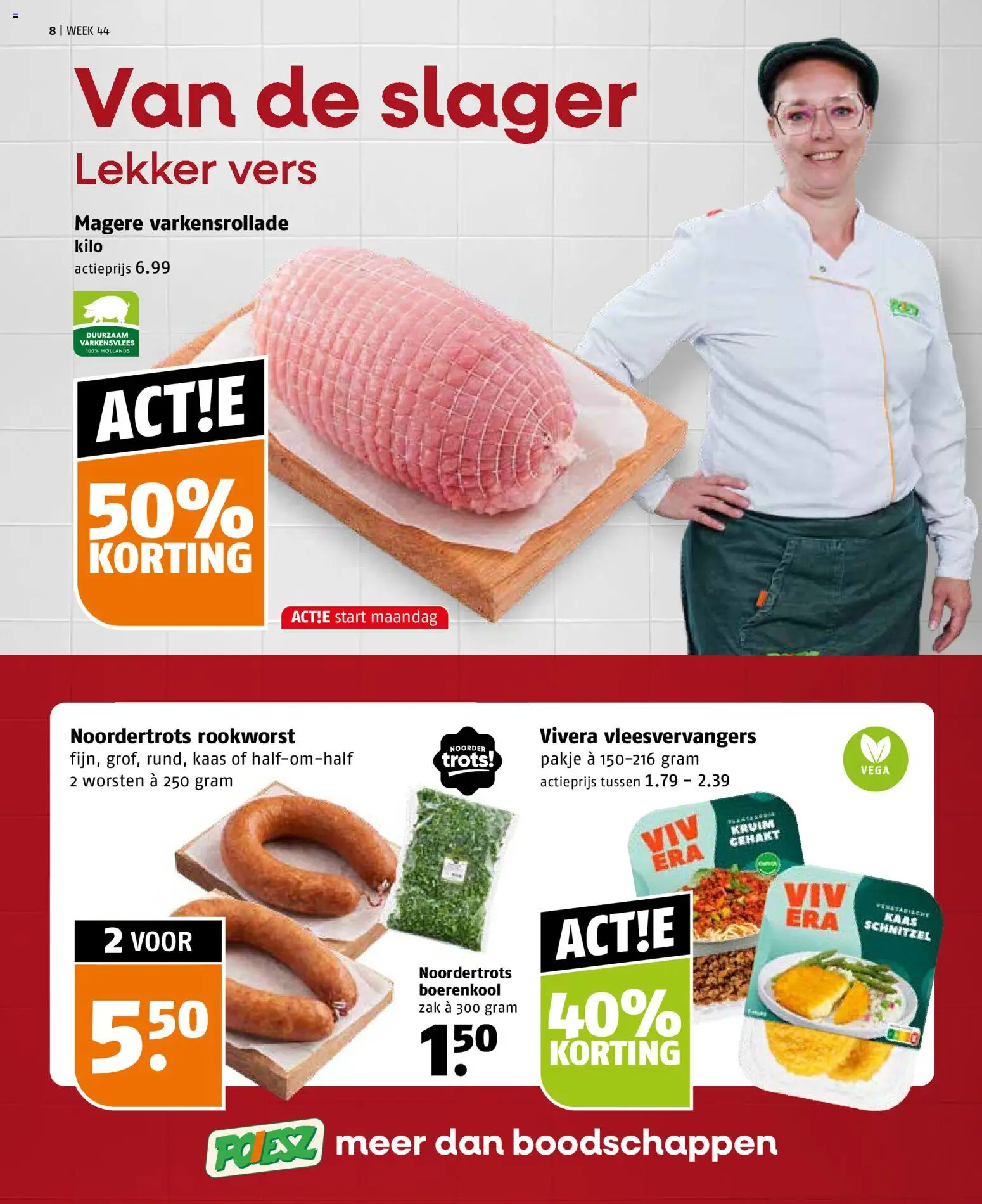 {H1} | Pagina: 8 | Producten: Kaas, Boerenkool, Gehakt, Varkensrollade