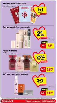 Kruidvat folder week 32 - Voorbeeld van een folder van Kruidvat, geldig van 04/08/2026 | Pagina: 5 | Producten: Parfum, Concealer, Kaart, Kan