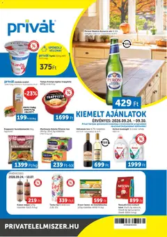 PRIVÁT akciós újság - amely érvényes a következő dátumtól: 2026.09.24.