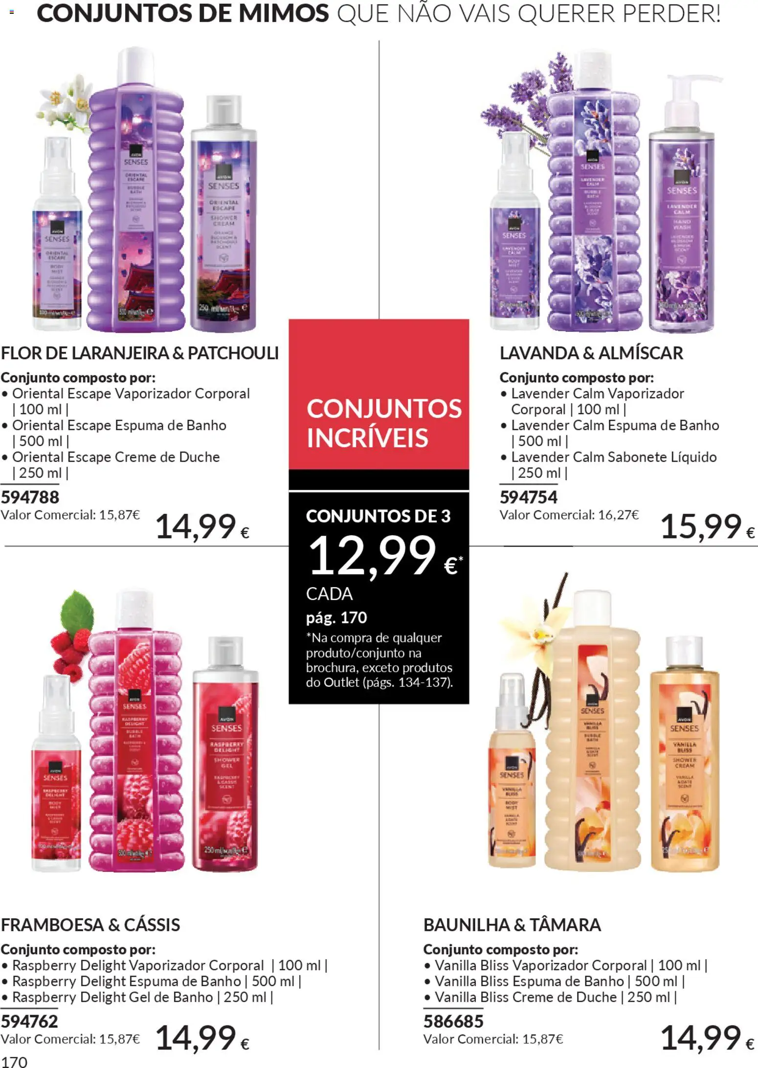 Catálogo Avon Campanha 4 │ válido de 01.04.2026 | Página: 170 | Produtos: Gel de banho, Espuma de banho, Banho, Creme