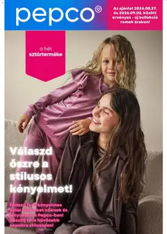 Pepco akciós újság - amely érvényes a következő dátumtól: 2026.08.27.