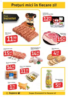 Ofertele Supeco valabile de la 04.06.2026 | Pagină: 4 | Produse: Mici, Pâine, Fistic, Biscuiți