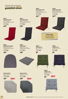 Prodega Aktionen Outdoor-Ausstattung ab 01.03.2026 gültig | Seite: 16 | Produkte: Kissen