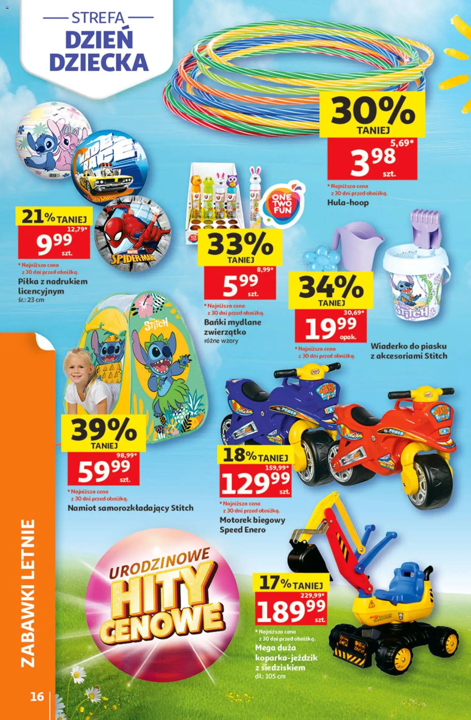 Auchan gazetka - 30 Lat Hipermarket od 21.05.2026 | Strona: 16 | Produkty: Namiot samorozkładający
