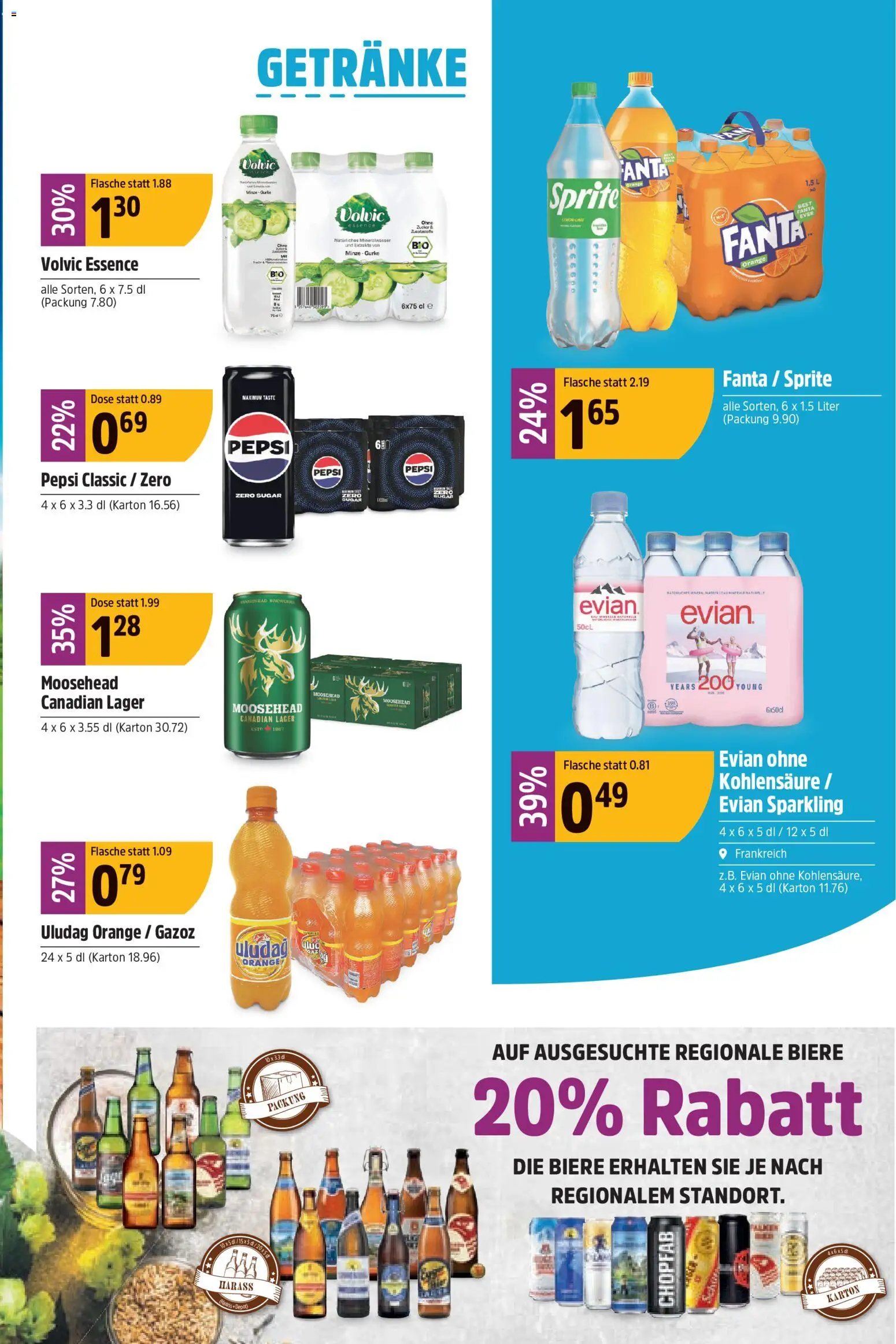 TopCC aktionen – gültig ab 13.07.2026 | Seite: 17 | Produkte: Ridge, Fanta, Sprite, Mineralwasser