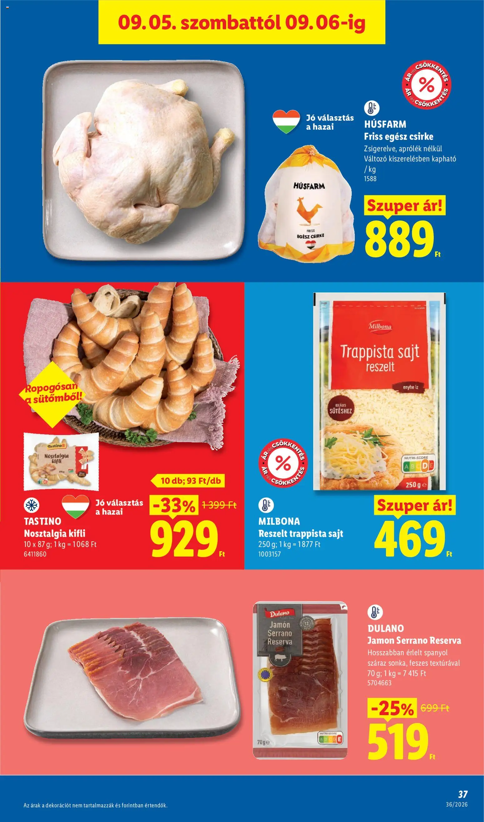 Lidl akciós ujság - amely érvényes a következő dátumtól: 2026.09.03. | Oldal: 37